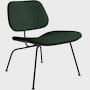 Eames Molded Plywood LCM - Upholstered,  Ebony,  Mode - Outdoors,  Black