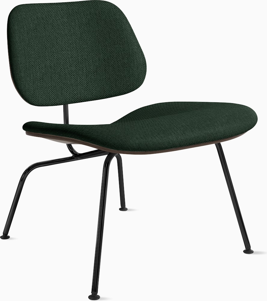 Eames Molded Plywood LCM - Upholstered,  Ebony,  Mode - Outdoors,  Black