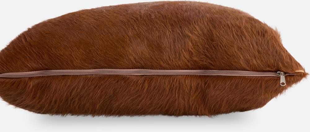 Cowhide Double-Sided Pillow