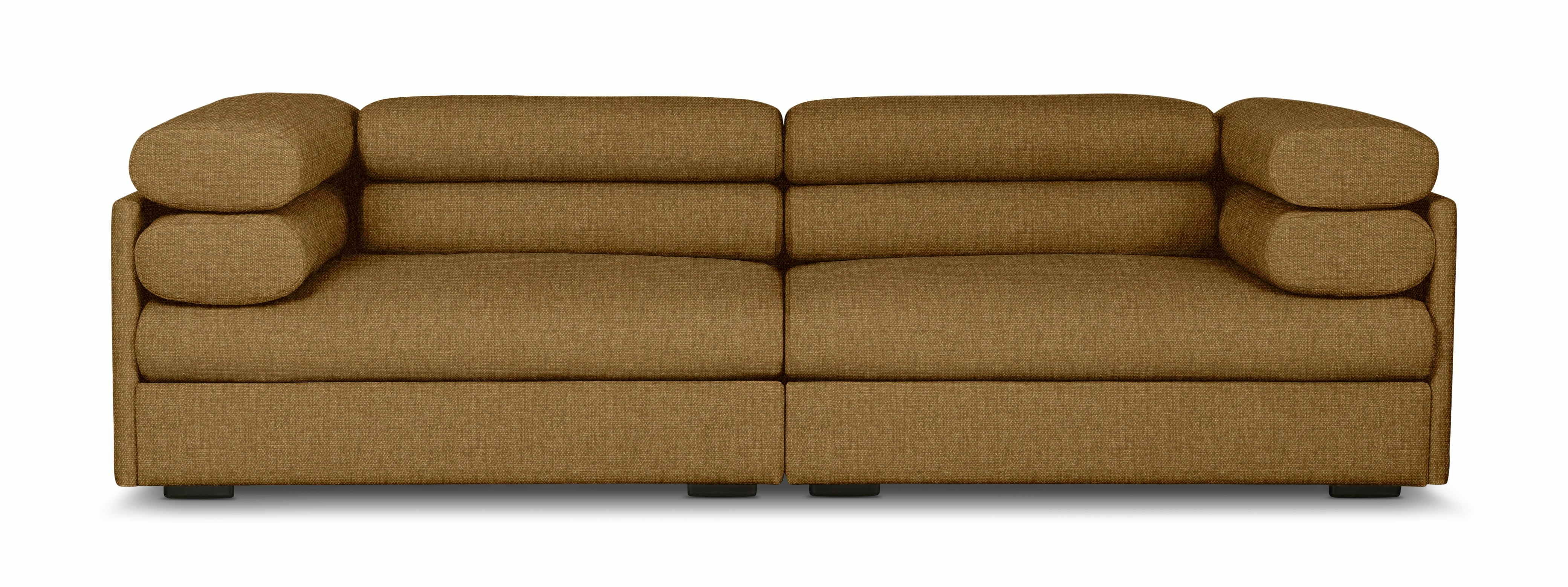 Elogio Sofa - Three Seater,  Belsuede,  Khaki