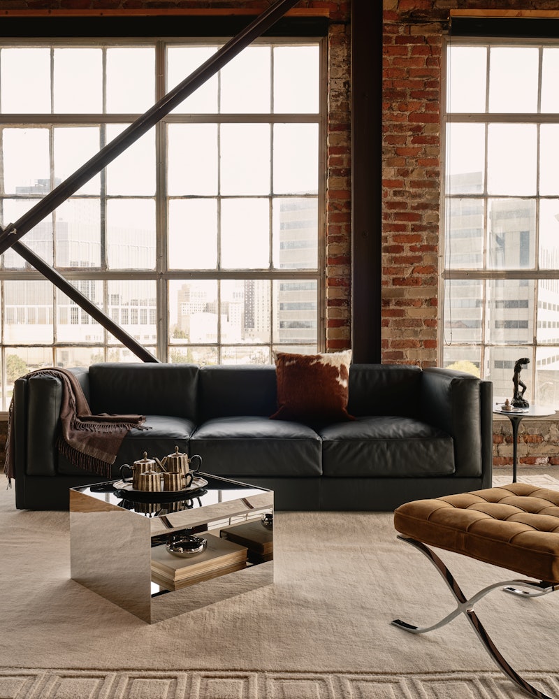 Symme Sofa - Leather Frame