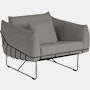 Wireframe Chair - Whim,  Pewter,  Black