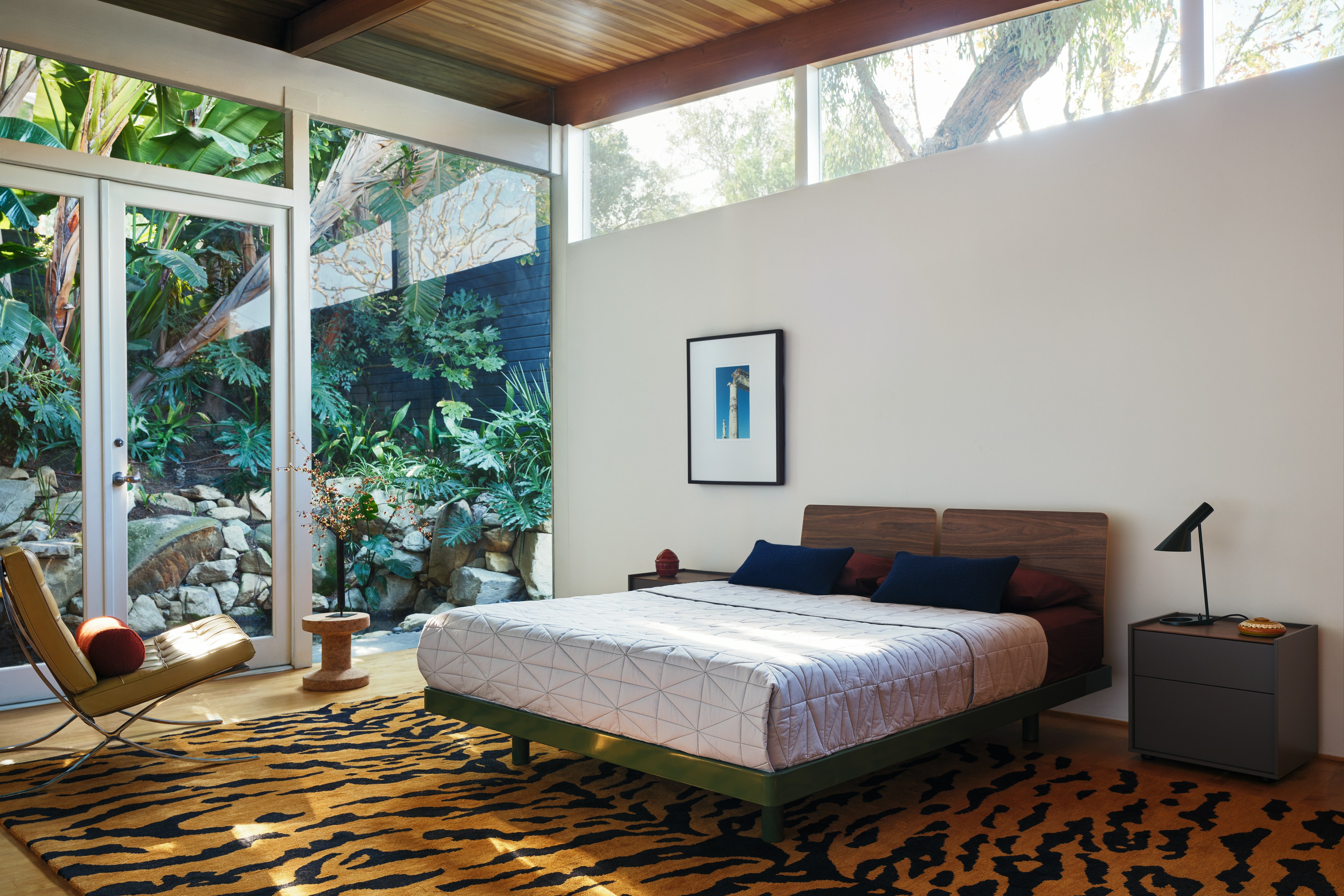 Michel Bed in a living room setting