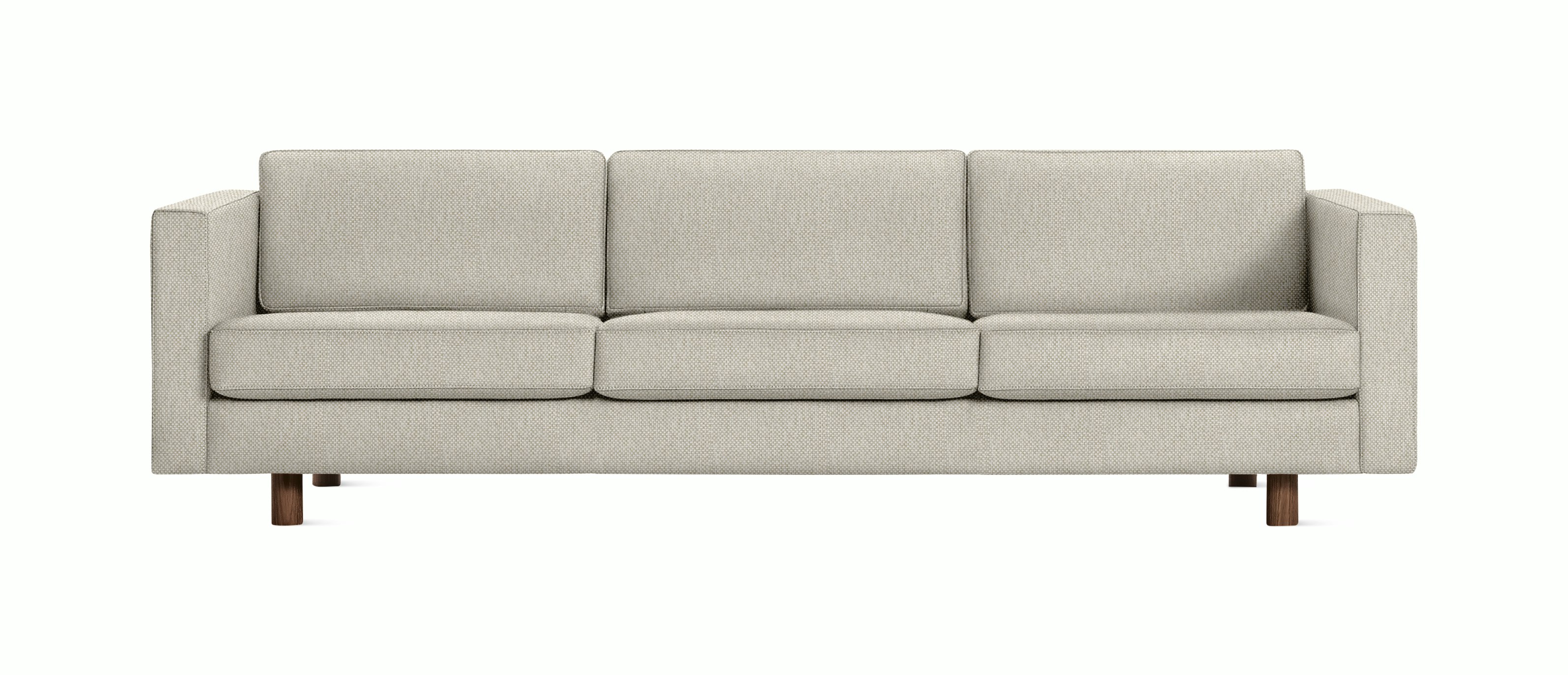 Lispenard Sofa  three seater in shell color with 4" legs.