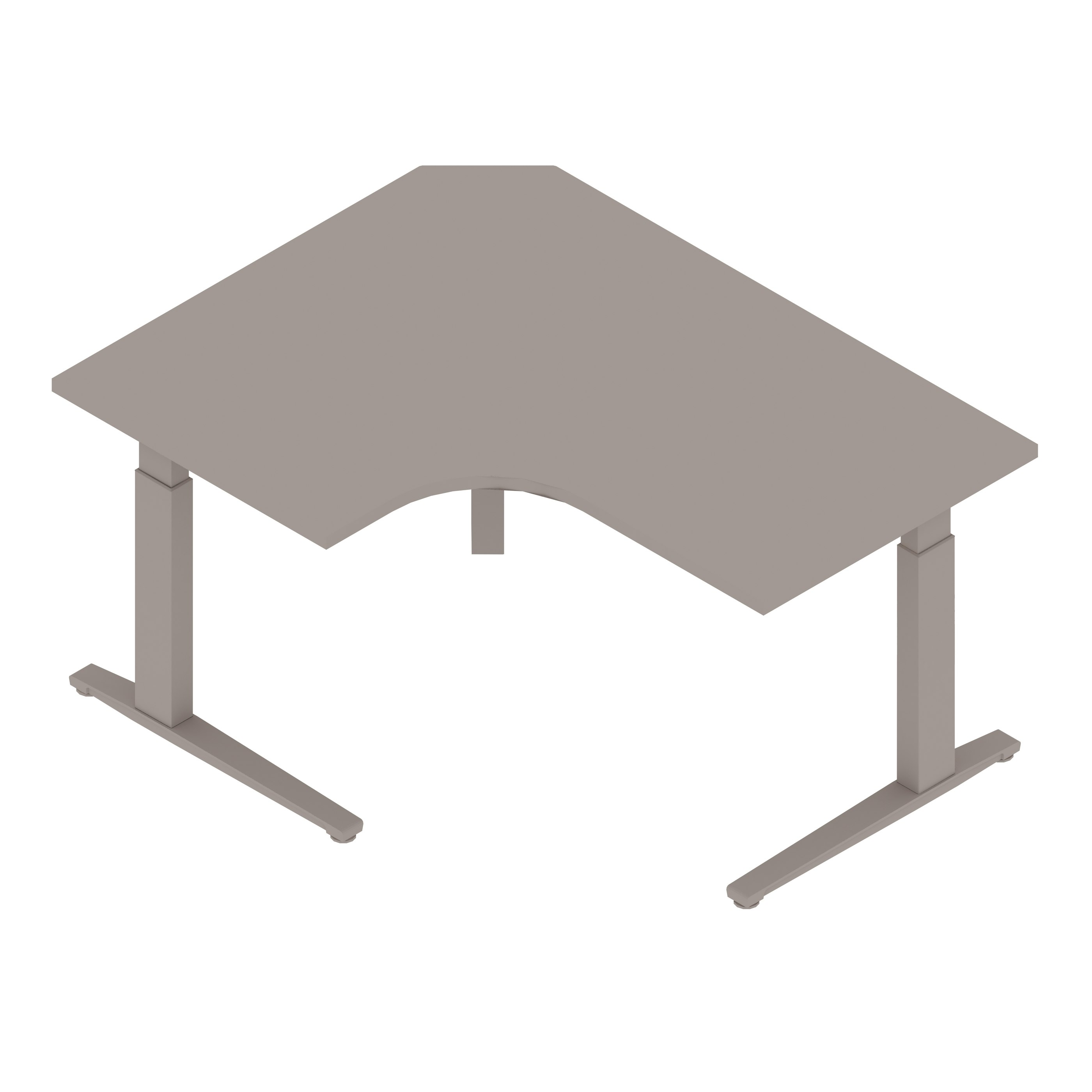 A generic rendering - Motia Sit-to-Stand Table | Extended Corner