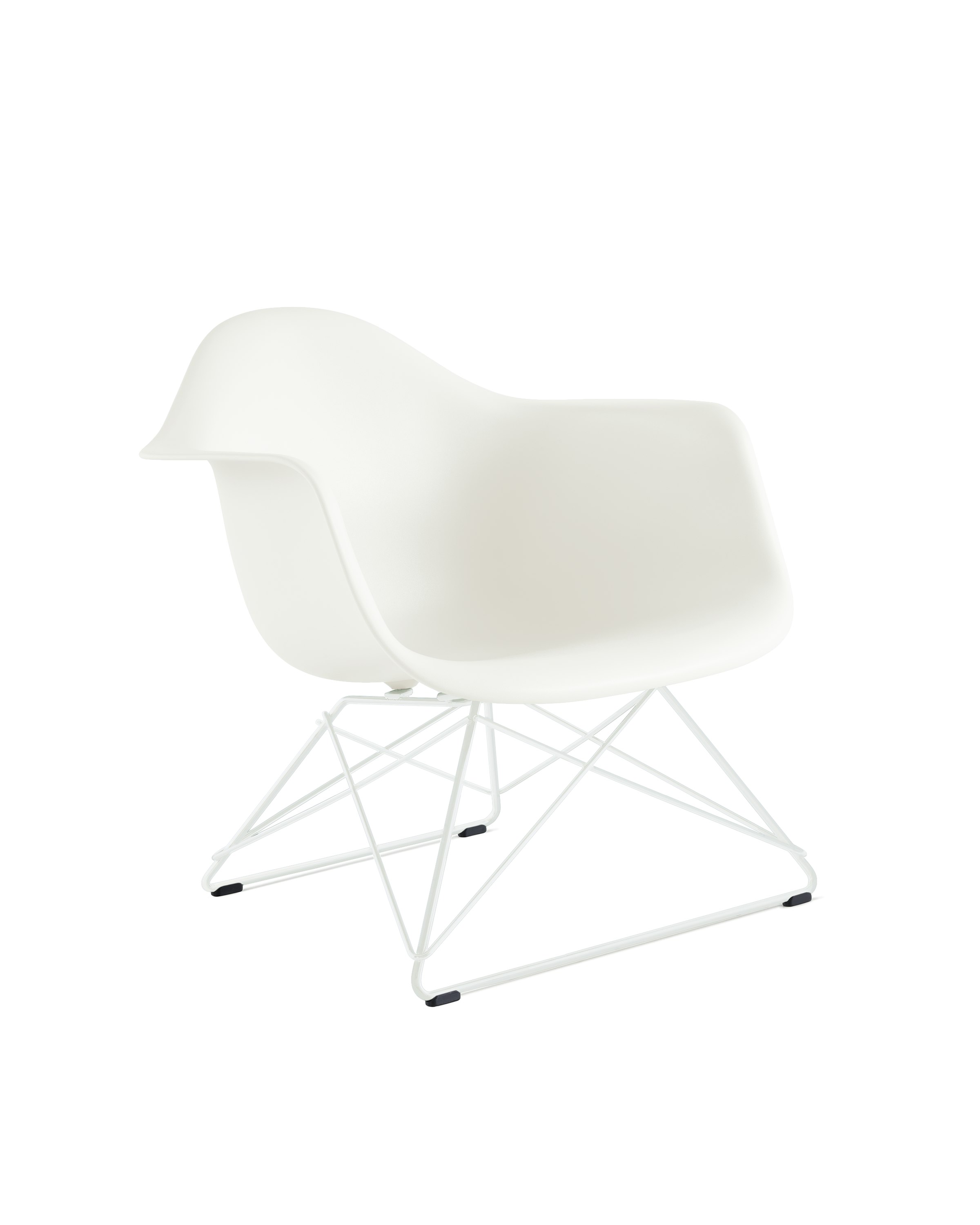 Eames Molded Plastic Low Wire Base Armchair