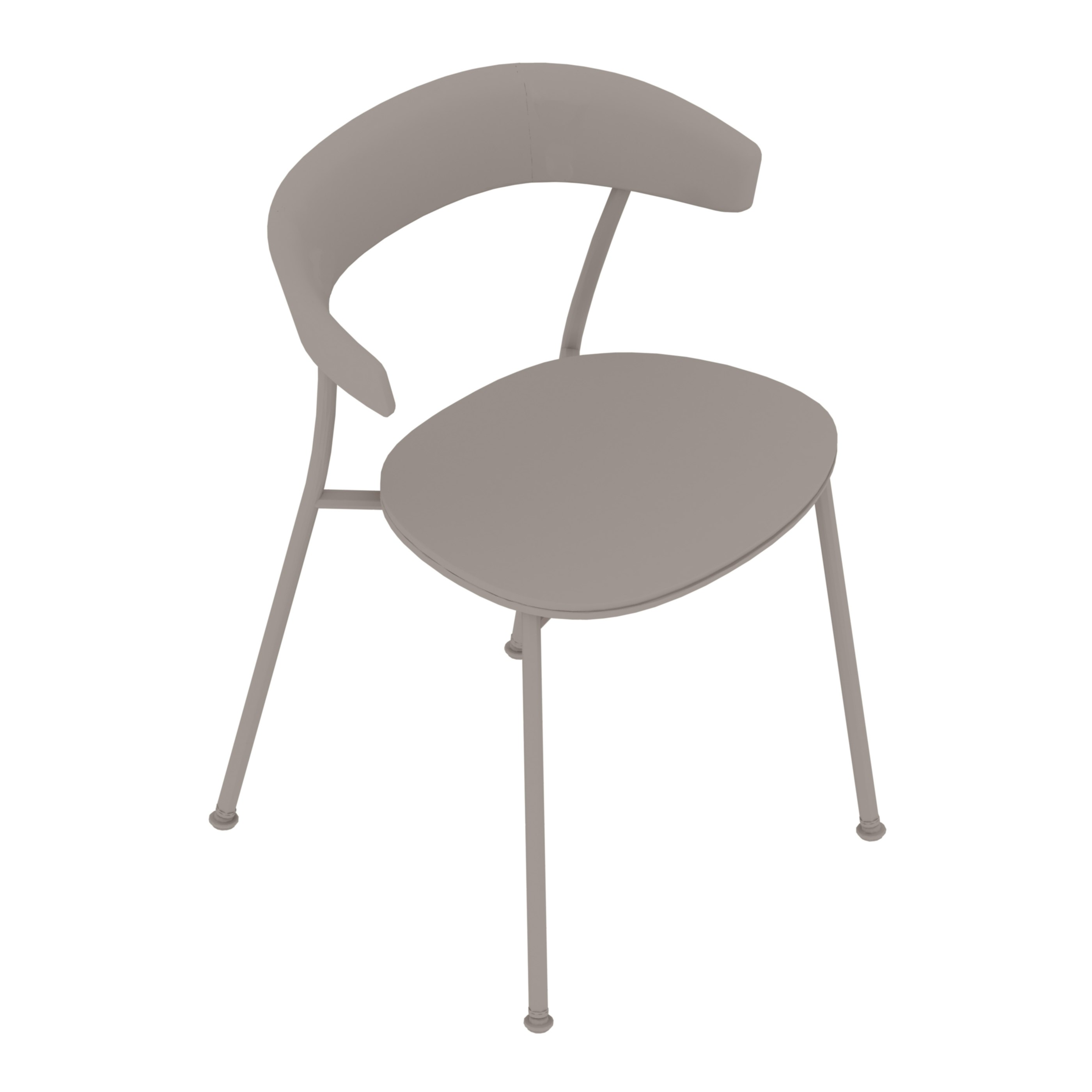 A generic rendering - Leeway Chair | Metal Frame | Polyurethane Seat