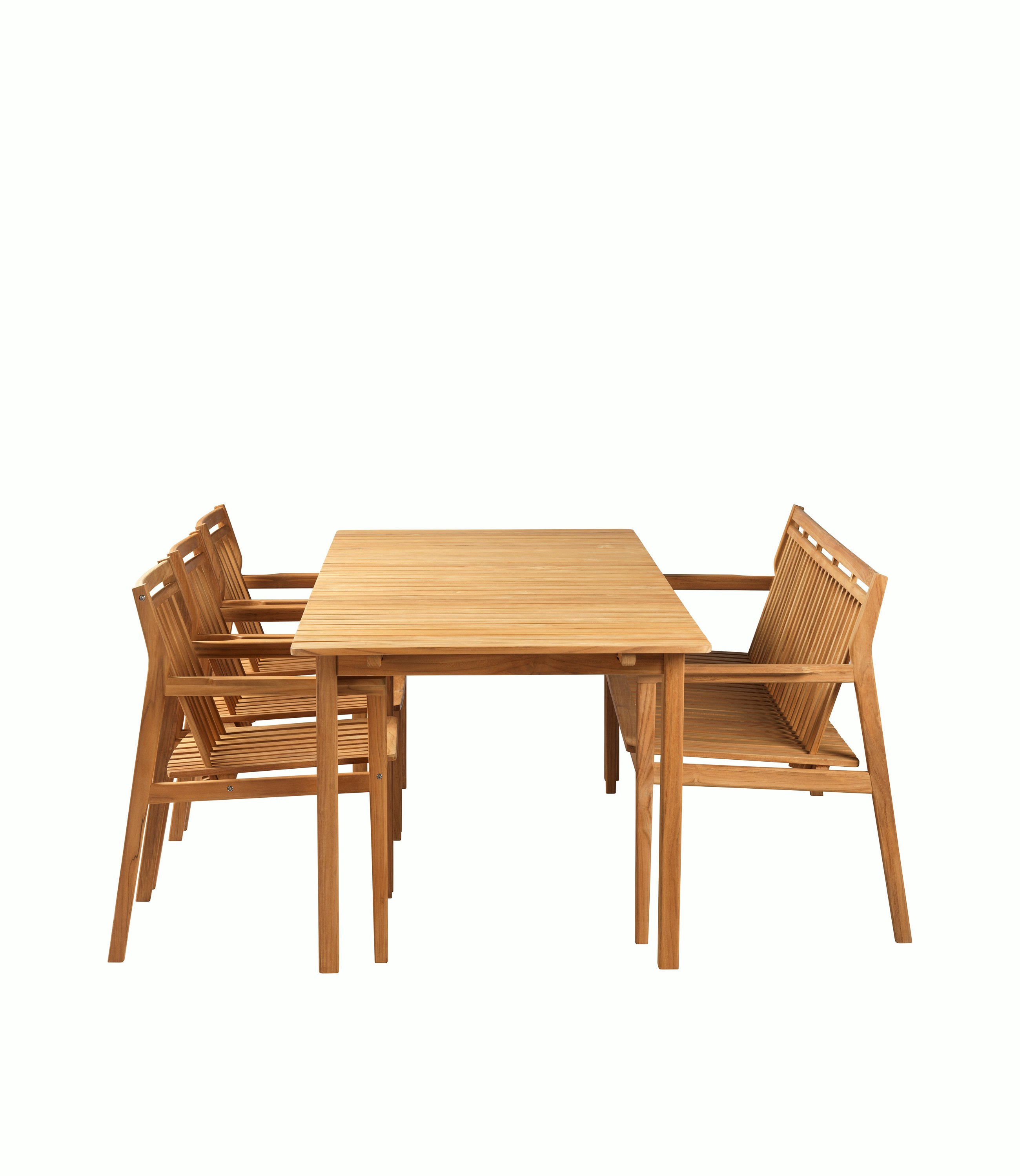 A detailed look at Sammen Outdoor Dining Table in 86 inch.