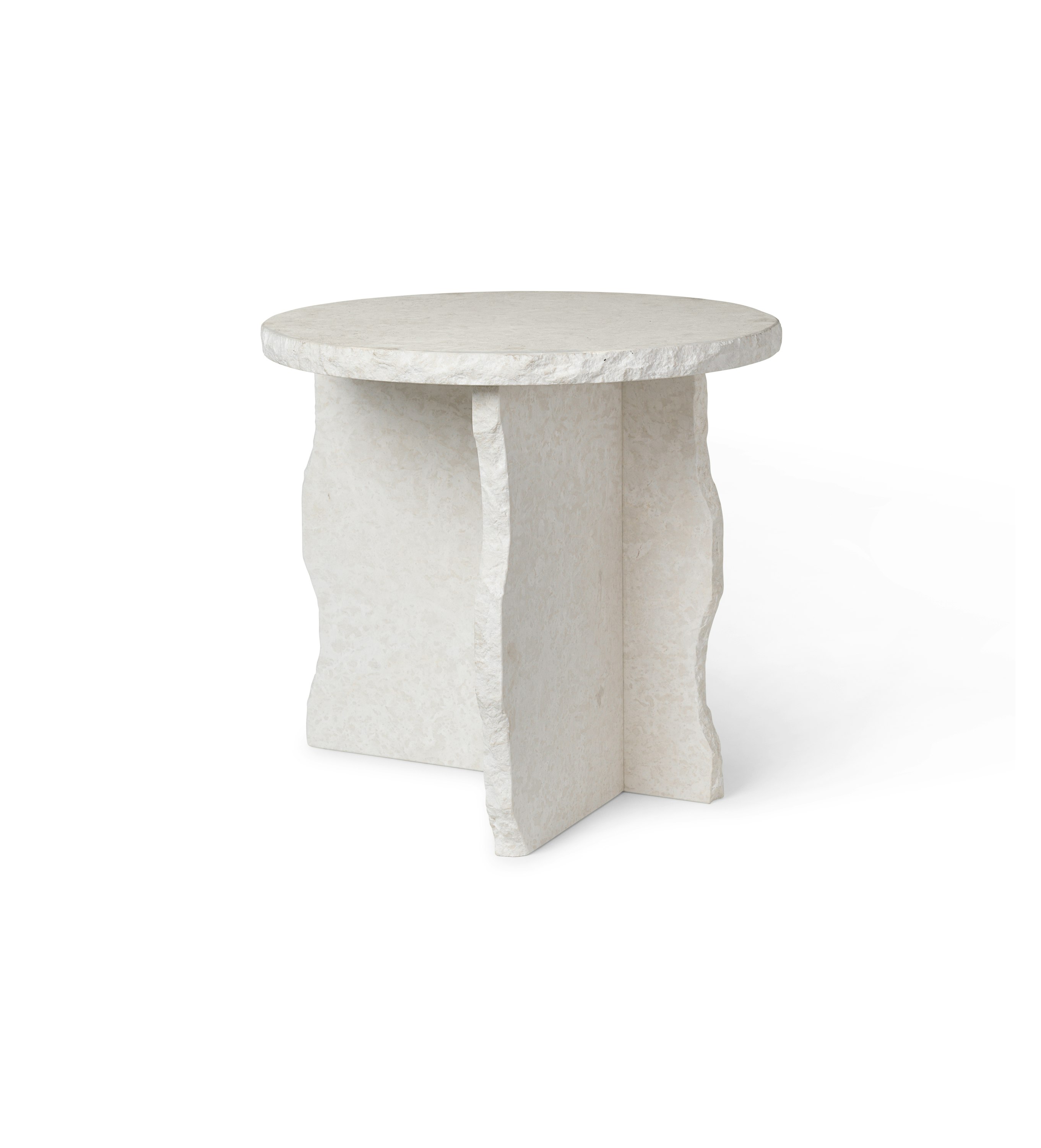 Mineral Sculptural Table - Bianco Curia