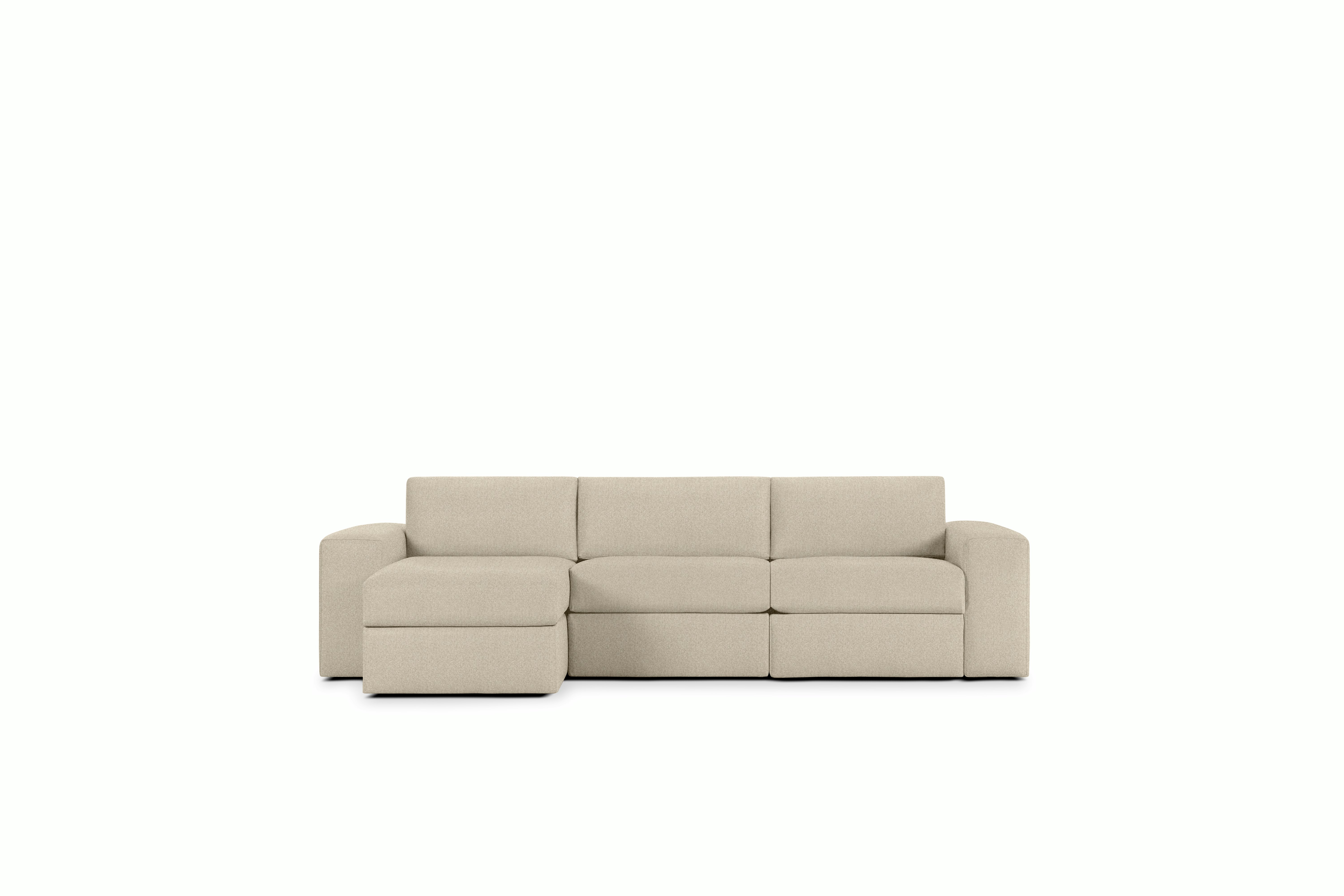 Irvin Sectional Chaise - Left,  Beck,  Patisserie