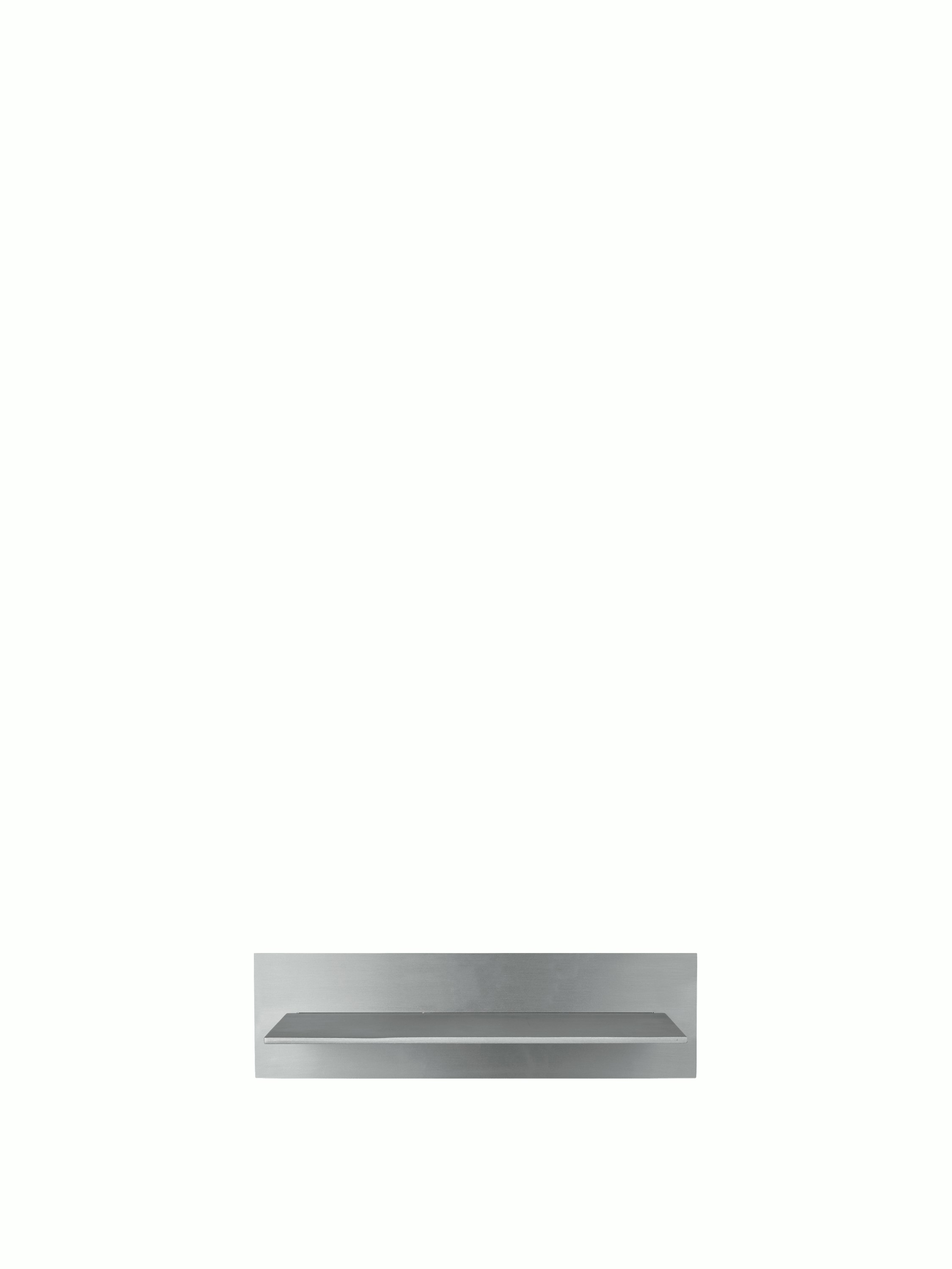 Lager Wall Shelf - Single - 35 - Aluminium