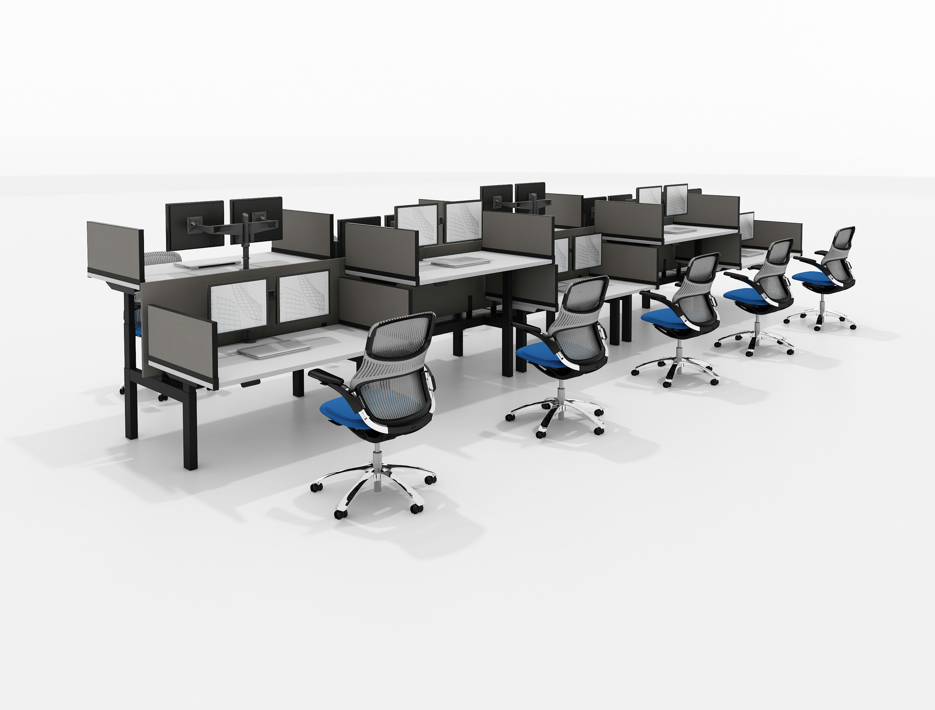 k. bench workplace systems furniture benching height adjustable desks k. collection