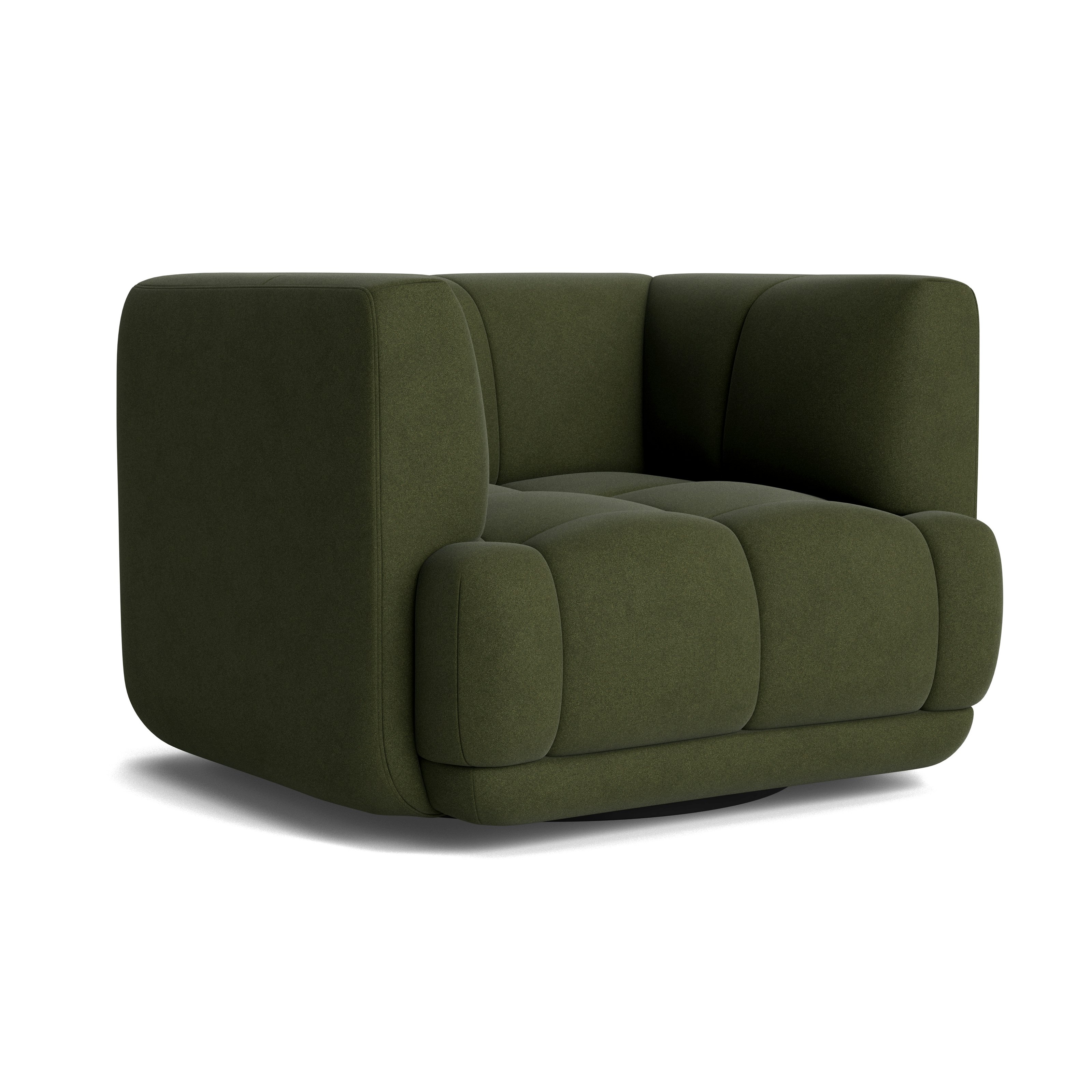 Quilton Swivel Chair - Pecora , Olive