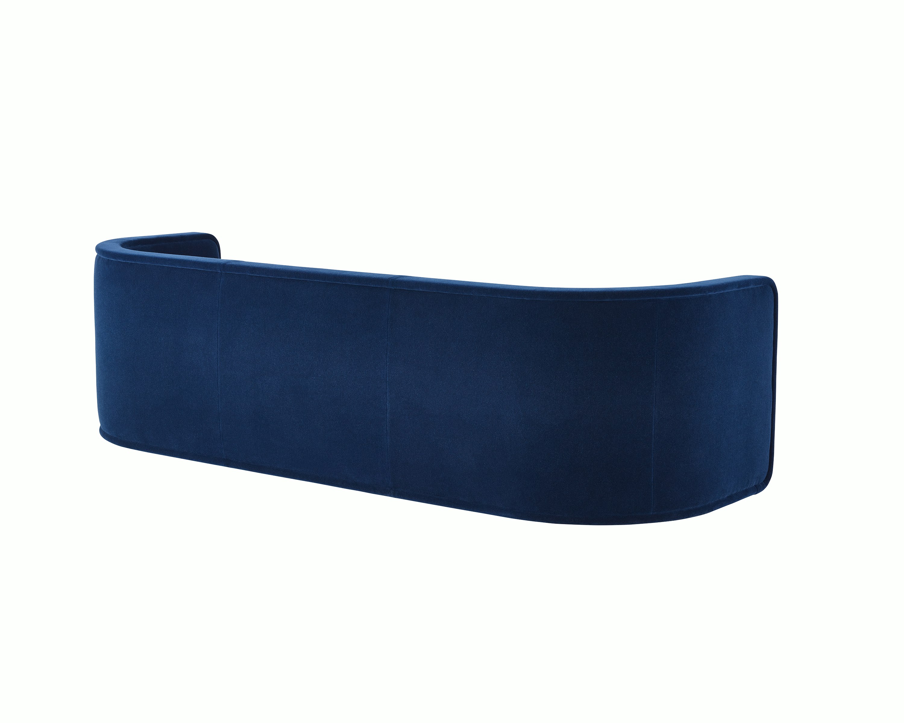 U-Series Sofa upholstered in Maharam Mohair Supreme League.
