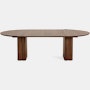 Plush Extension Dining Table - walnut