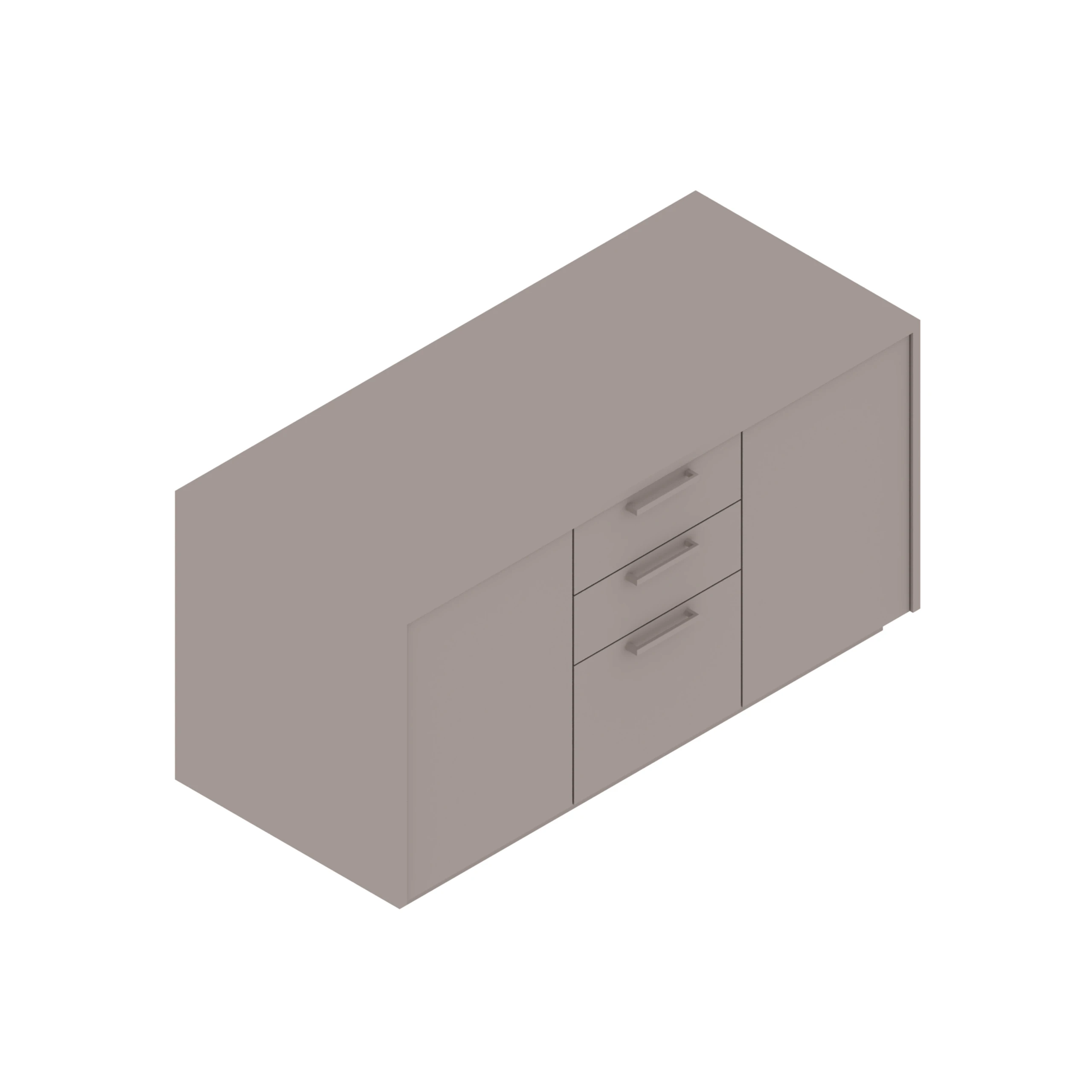 A generic rendering - JD Credenza | 3 Wide