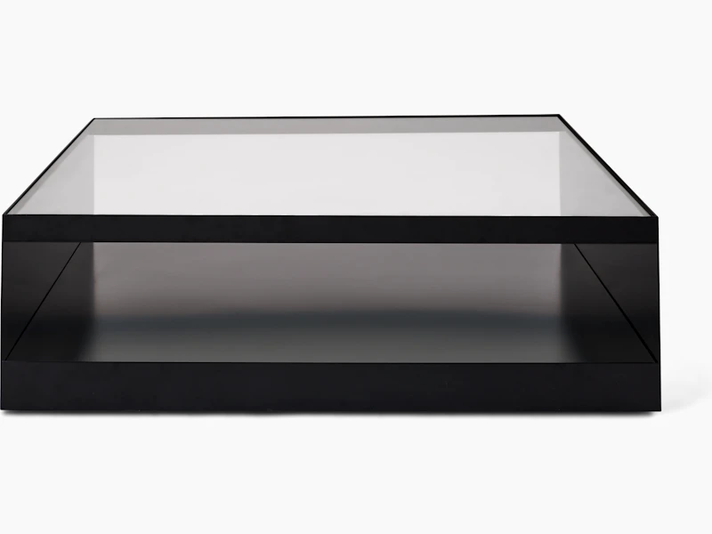 D Urso Occasional Tables - large, black, clear glass