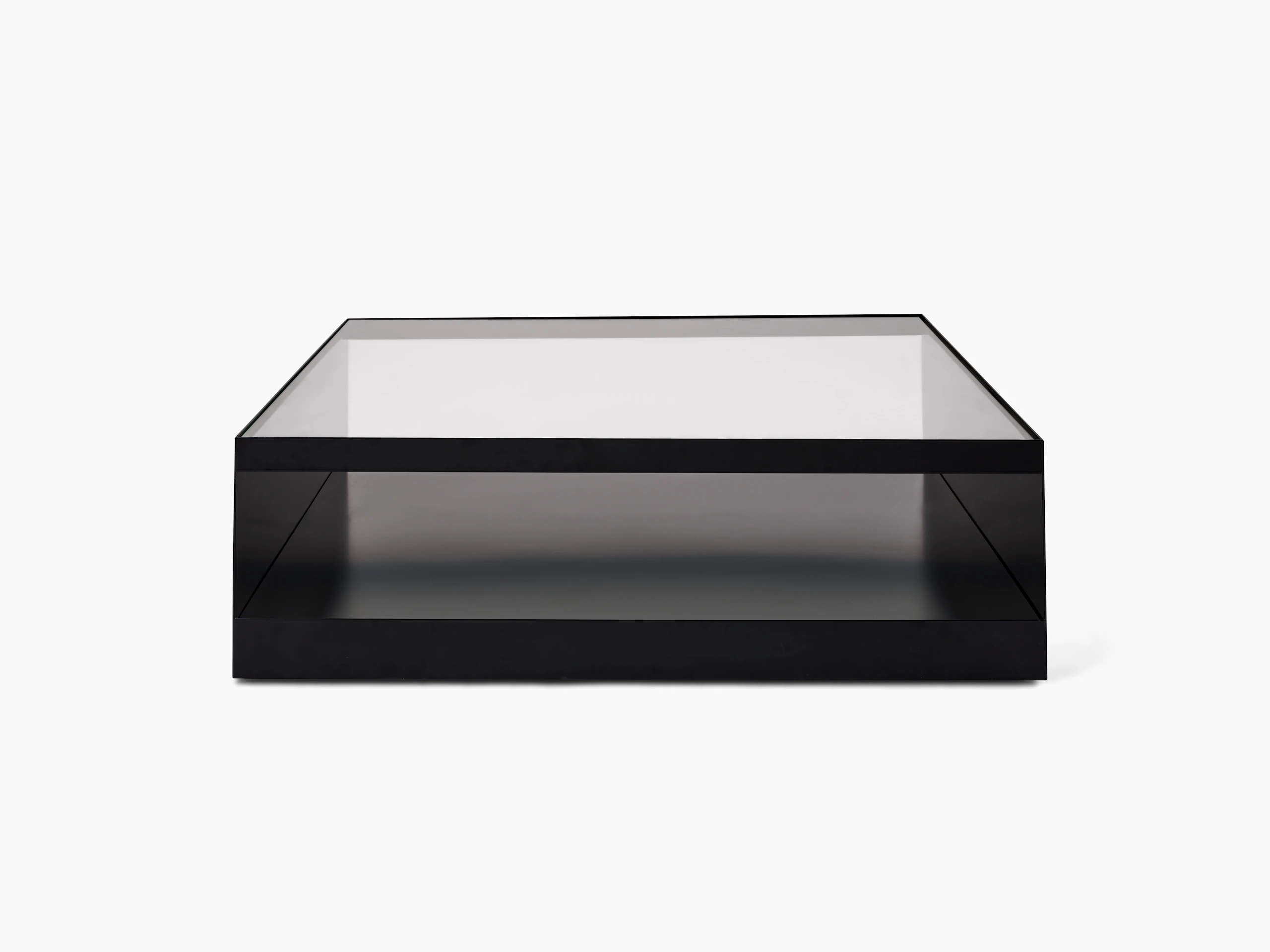 D Urso Occasional Tables - large, black, clear glass