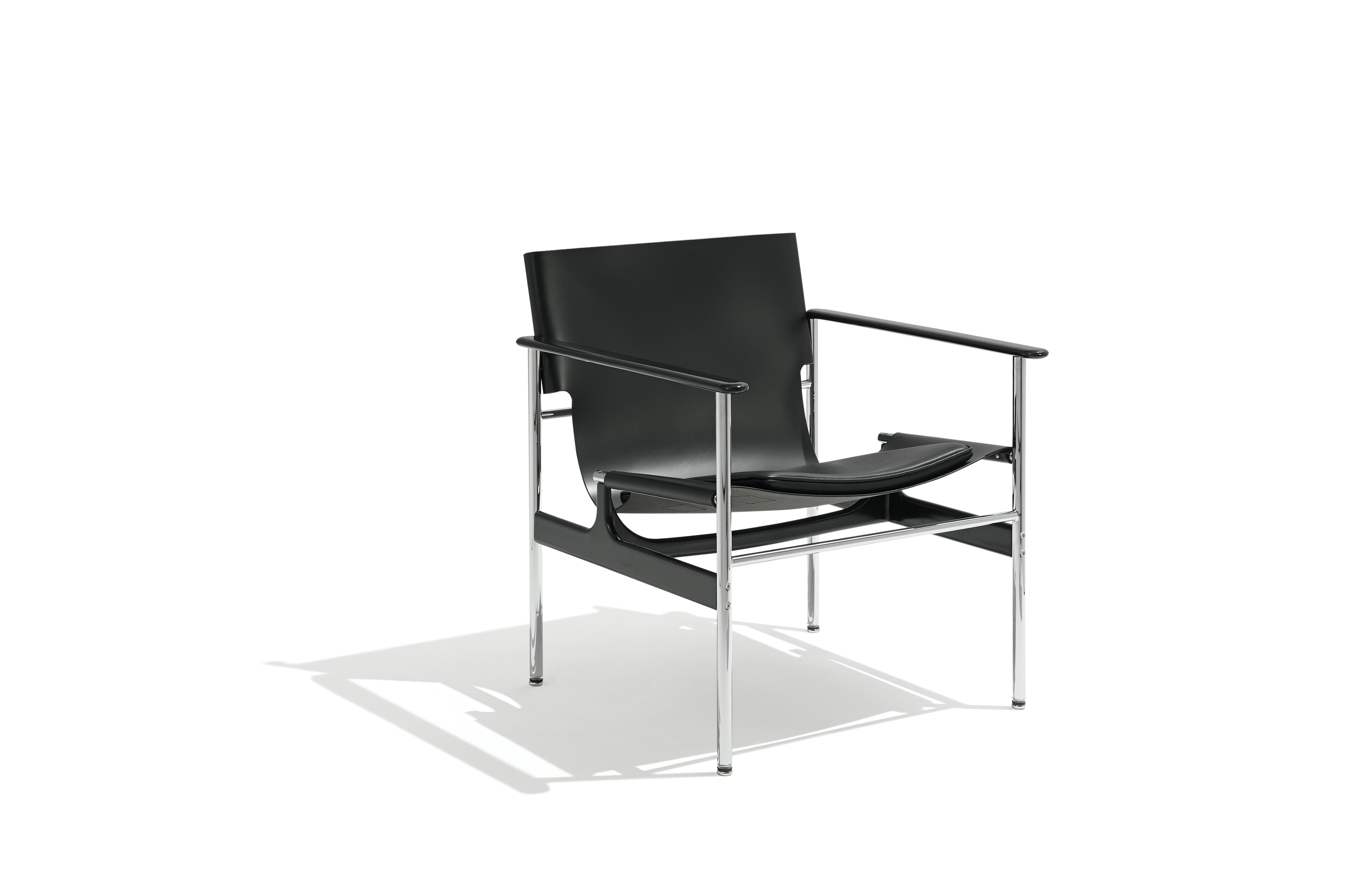 Knoll Leather Pollock Sling Chair