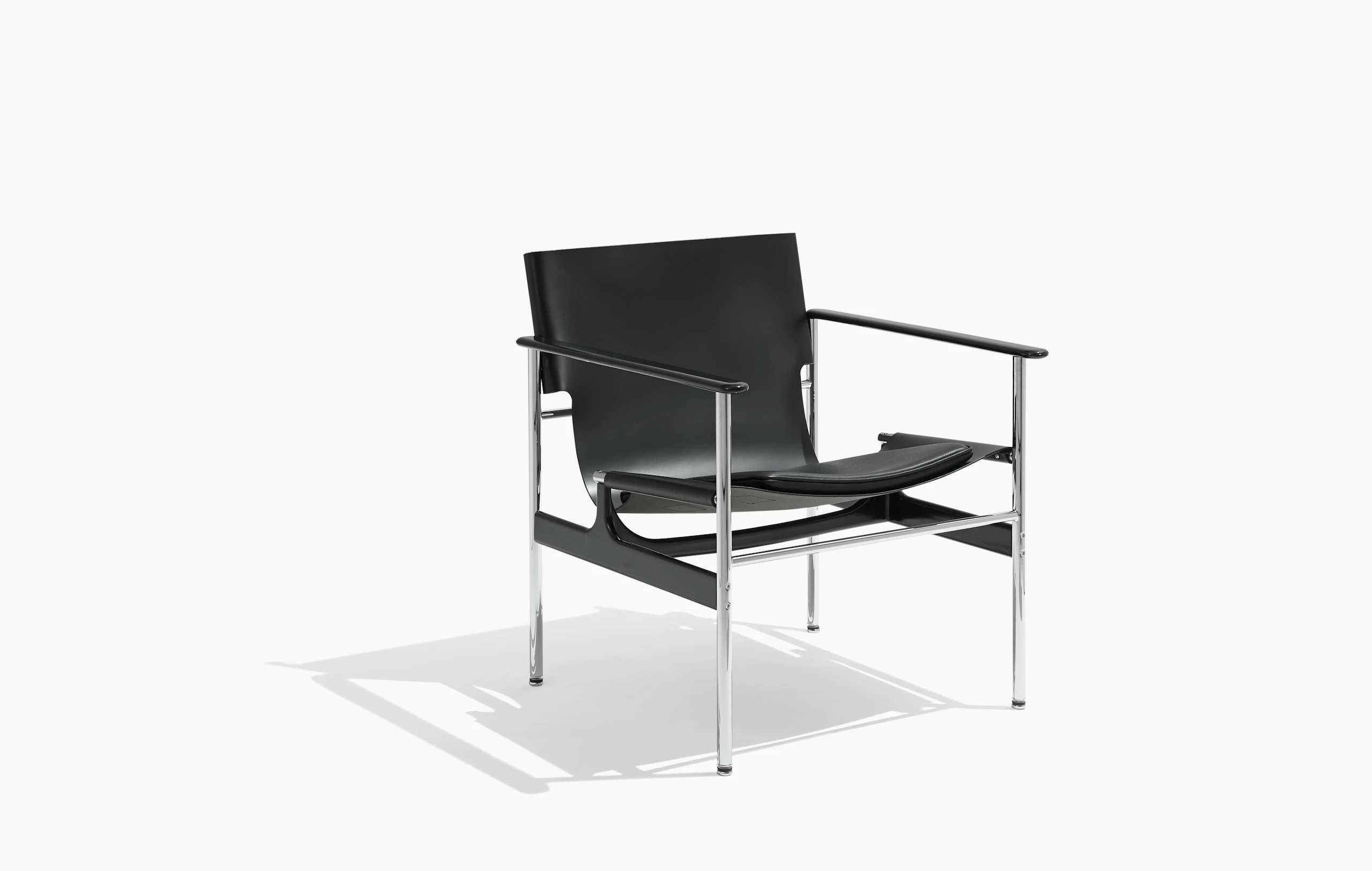 Knoll Leather Pollock Sling Chair