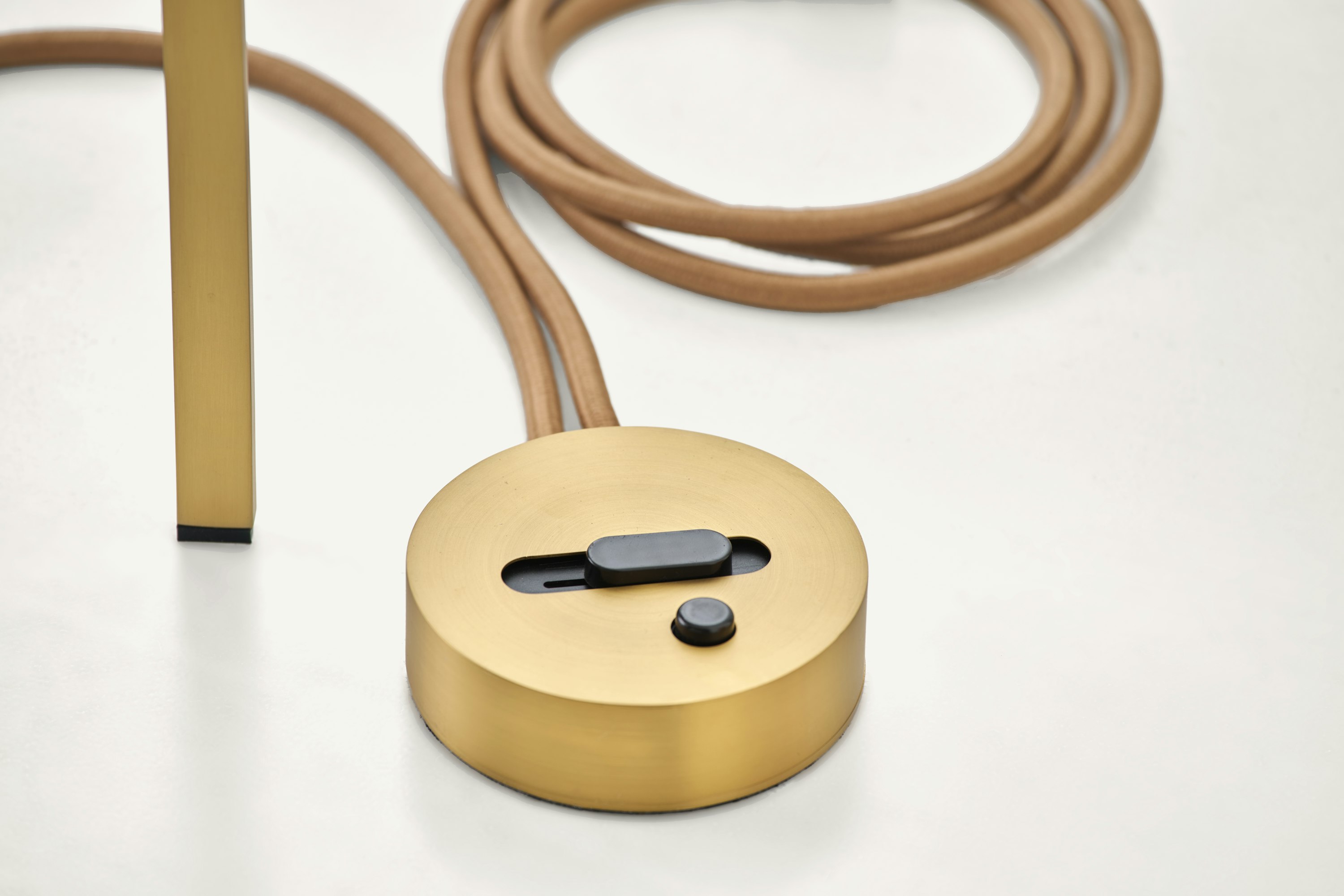 Johnson-Kelly Floor Lamp - Brass