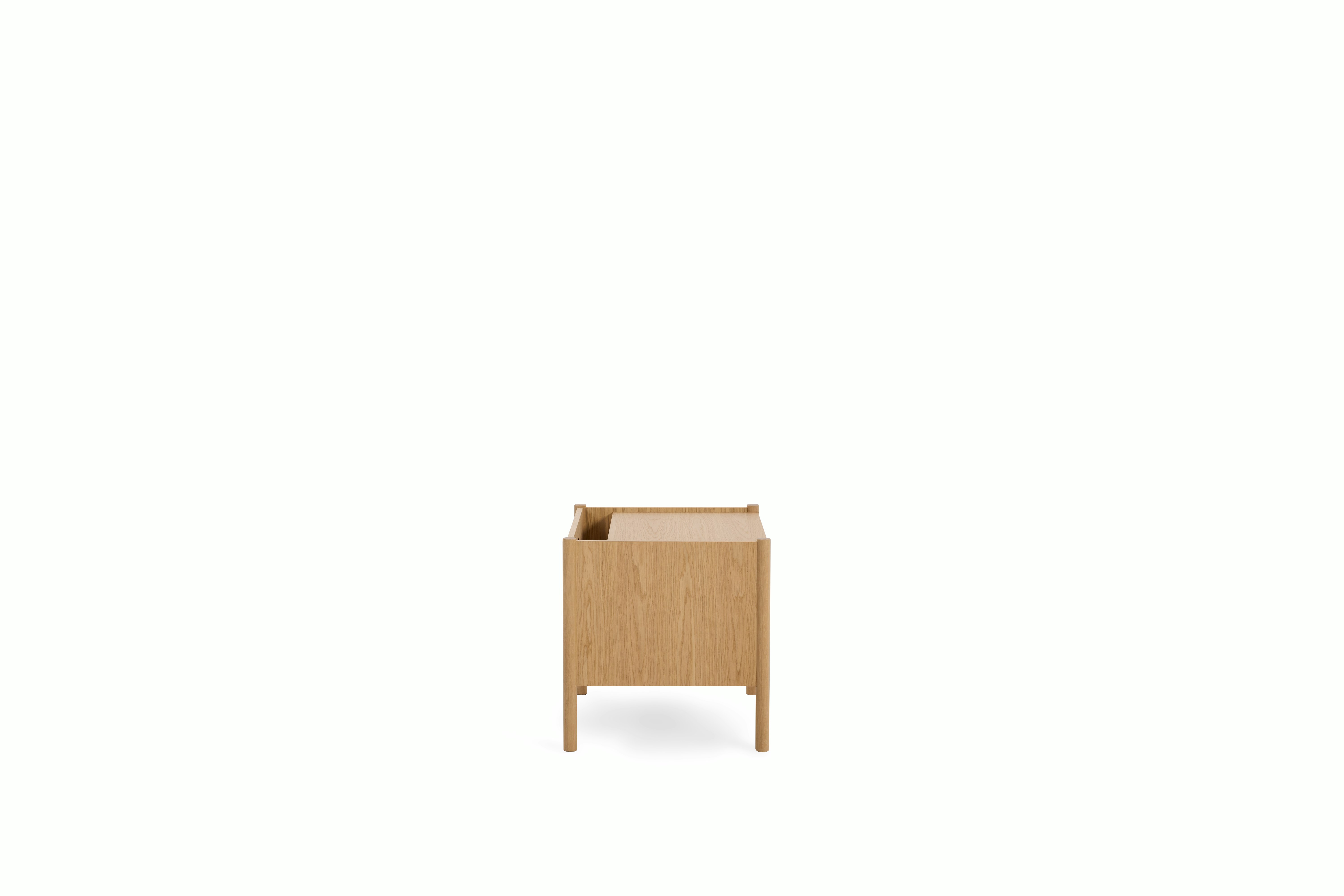Pala Bedside Table - Oak