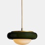 Humboldt Pendant 01 - Royal Green, Matte Ivory