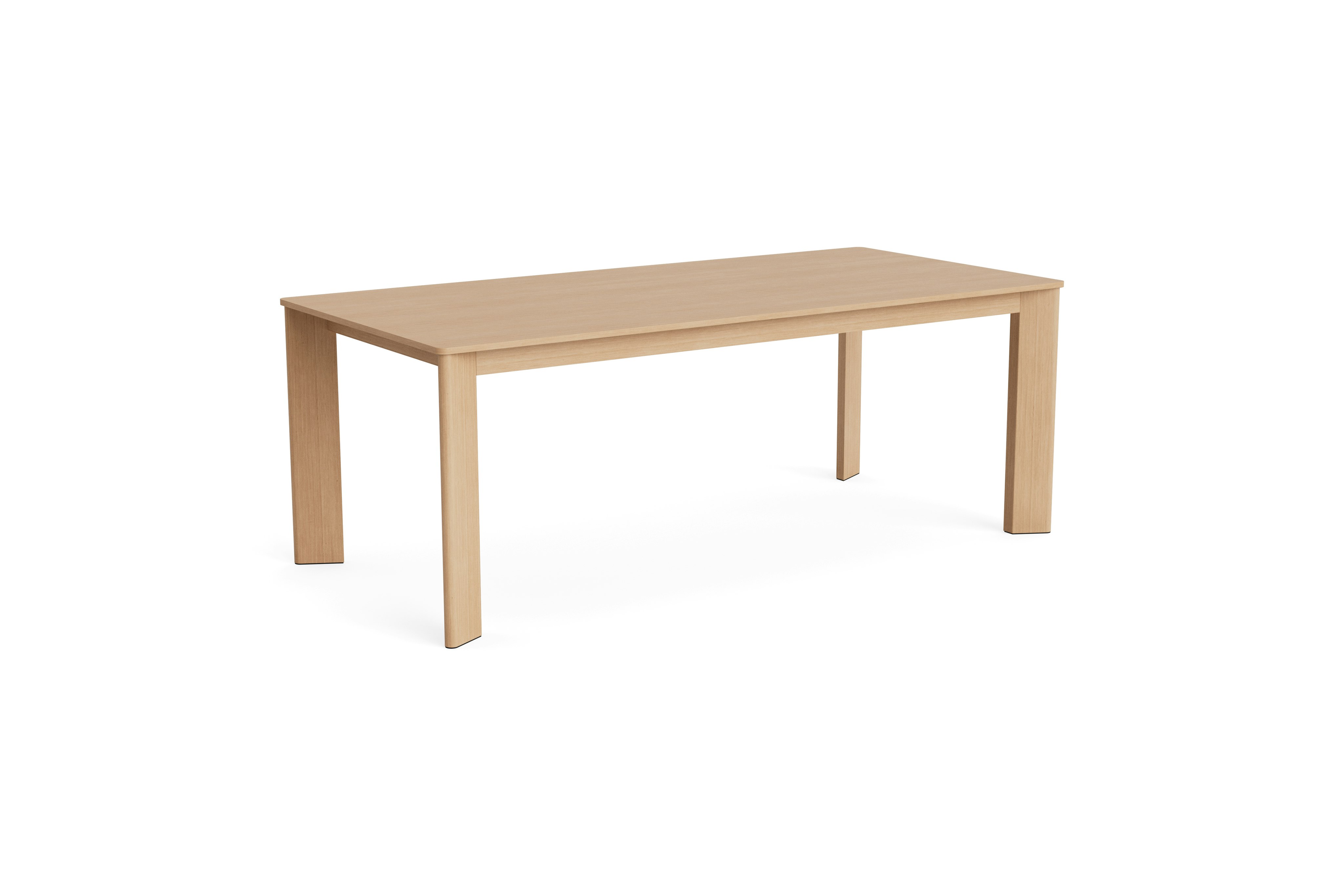 Chisel rectangular table in oak