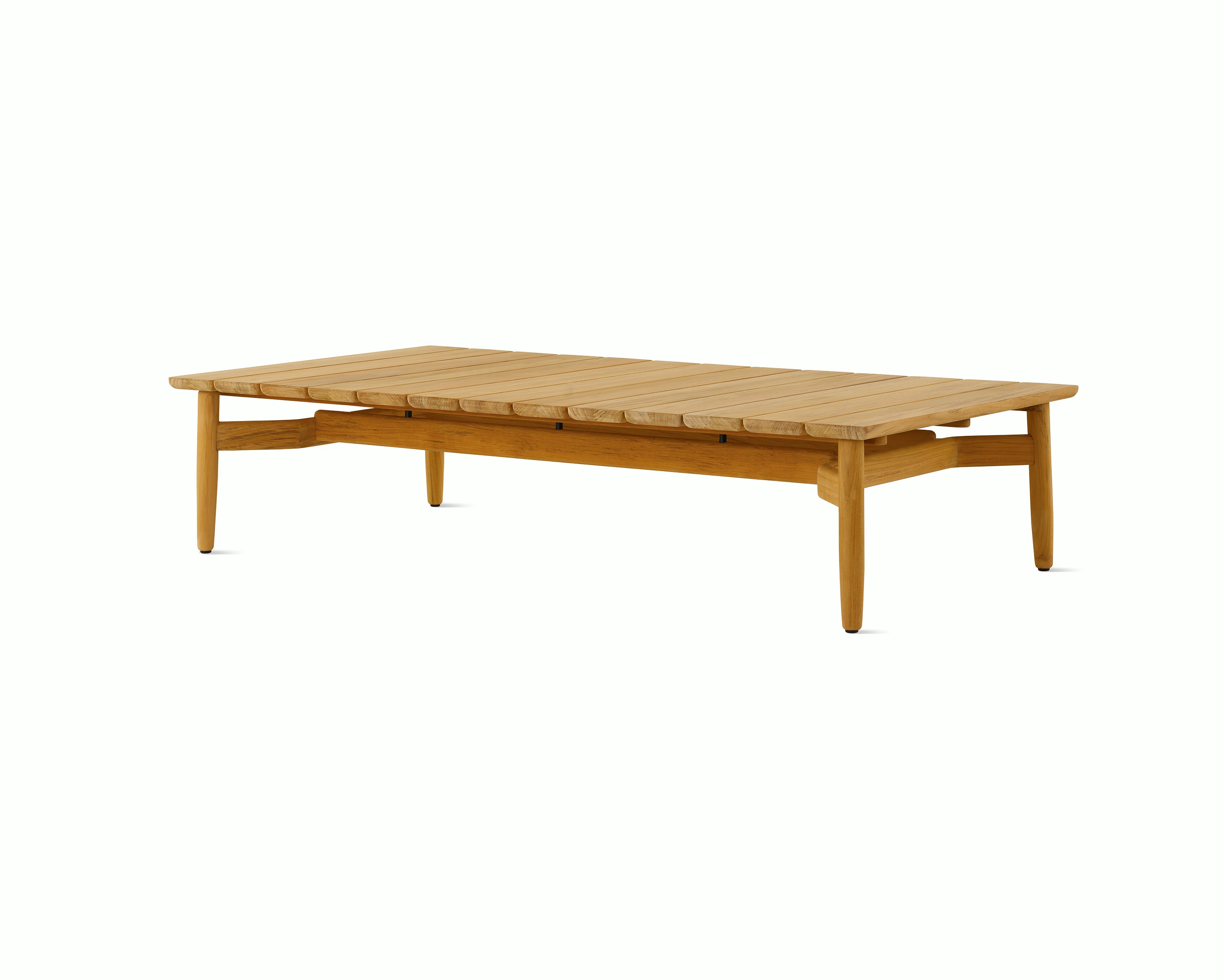 Crosshatch Outdoor Coffee Table, Rectangle