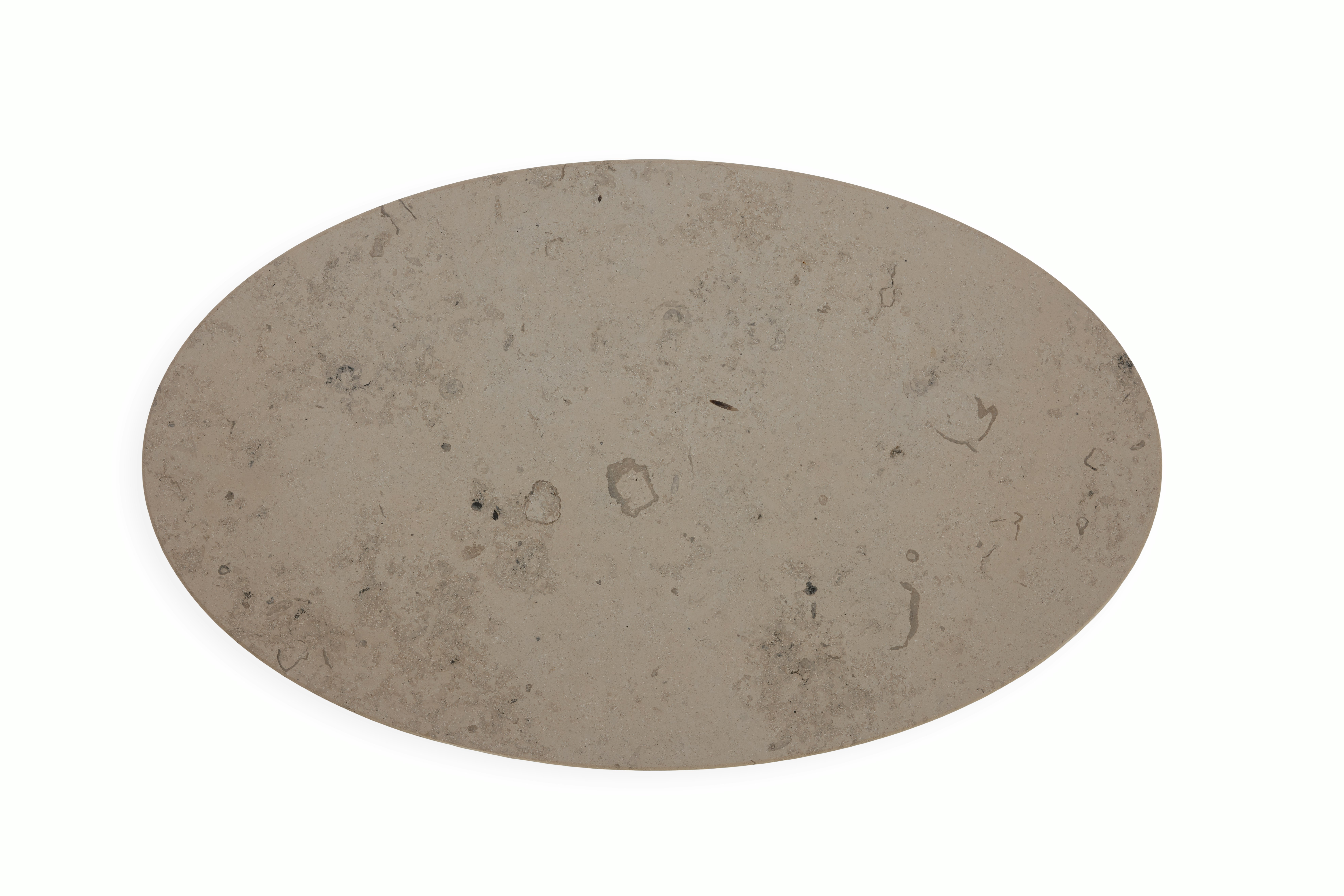 A Pinna Coffee Table in Jura Blau Oak viewed from above.