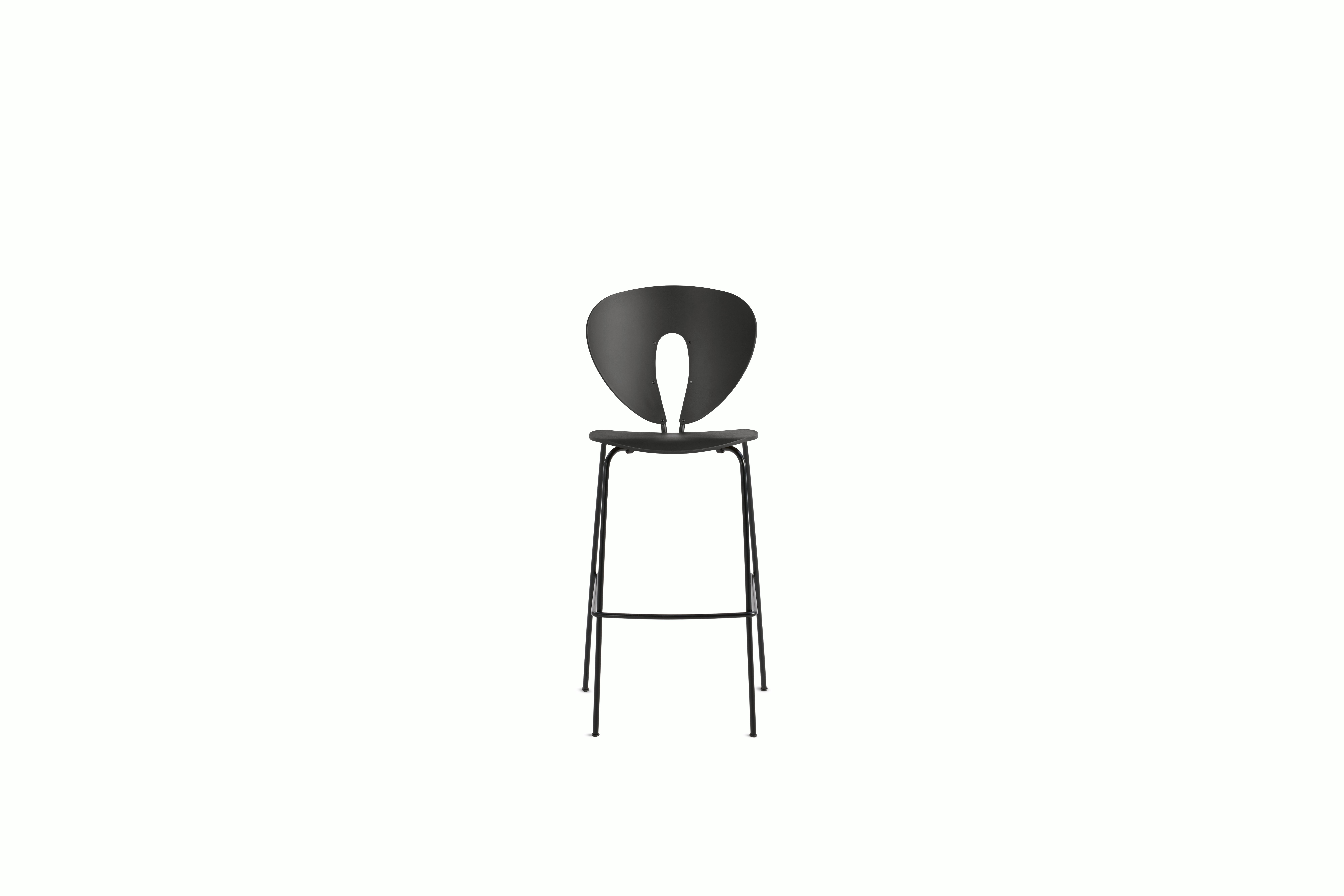 Globus Stool - Black Plastic