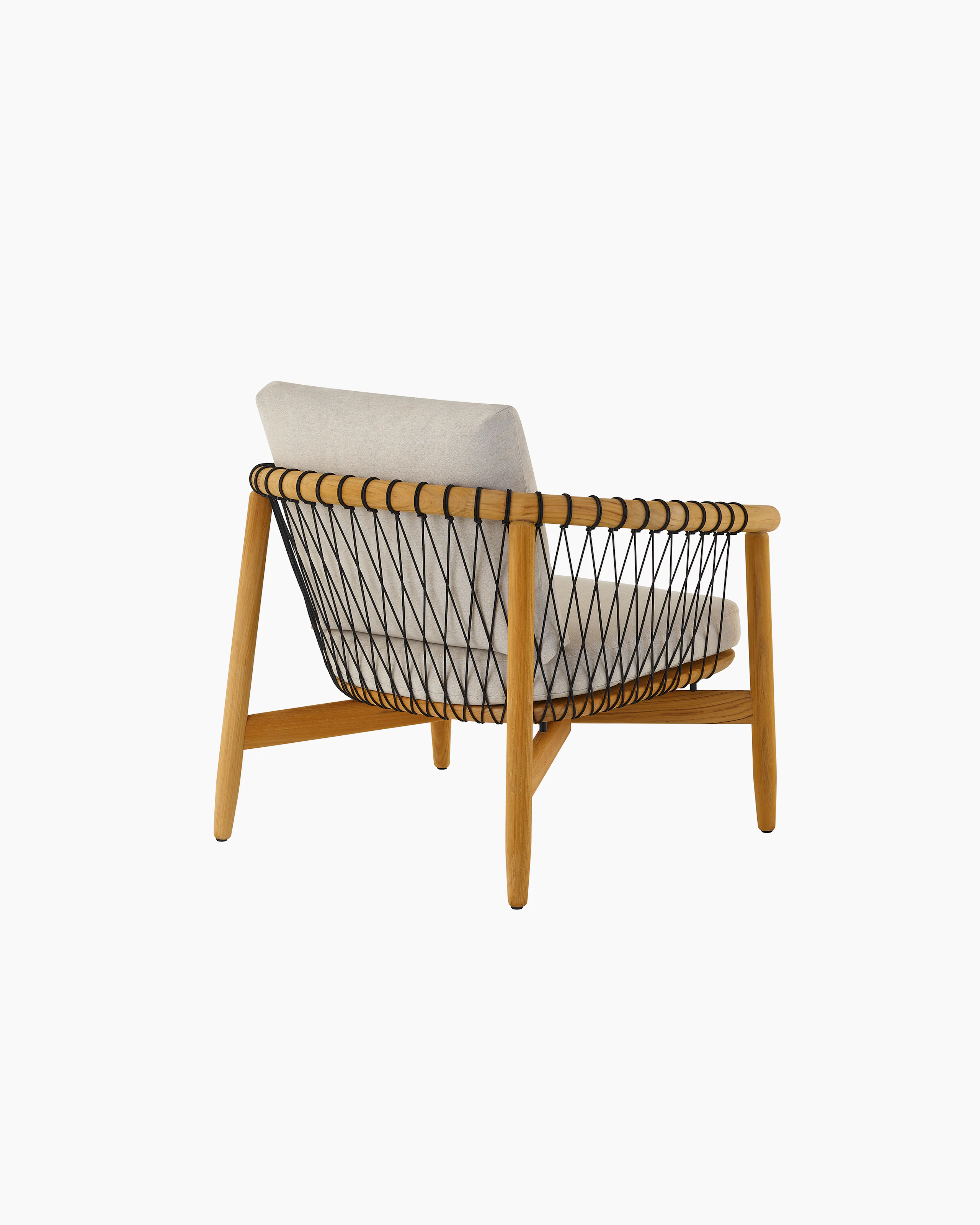 Crosshatch Outdoor Lounge Chair.