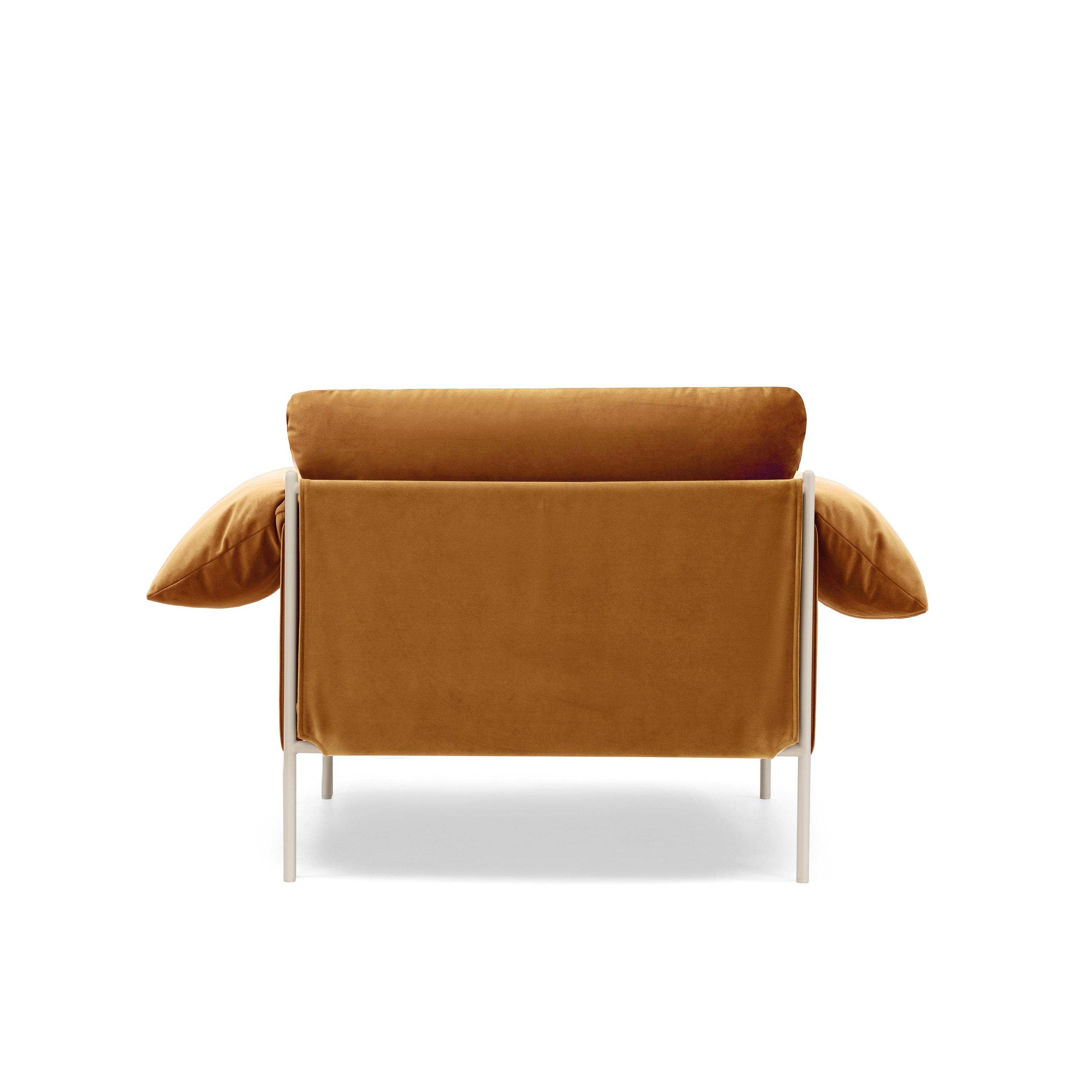 Alva Occasional Chair Nougat Frame Malibu Caramel