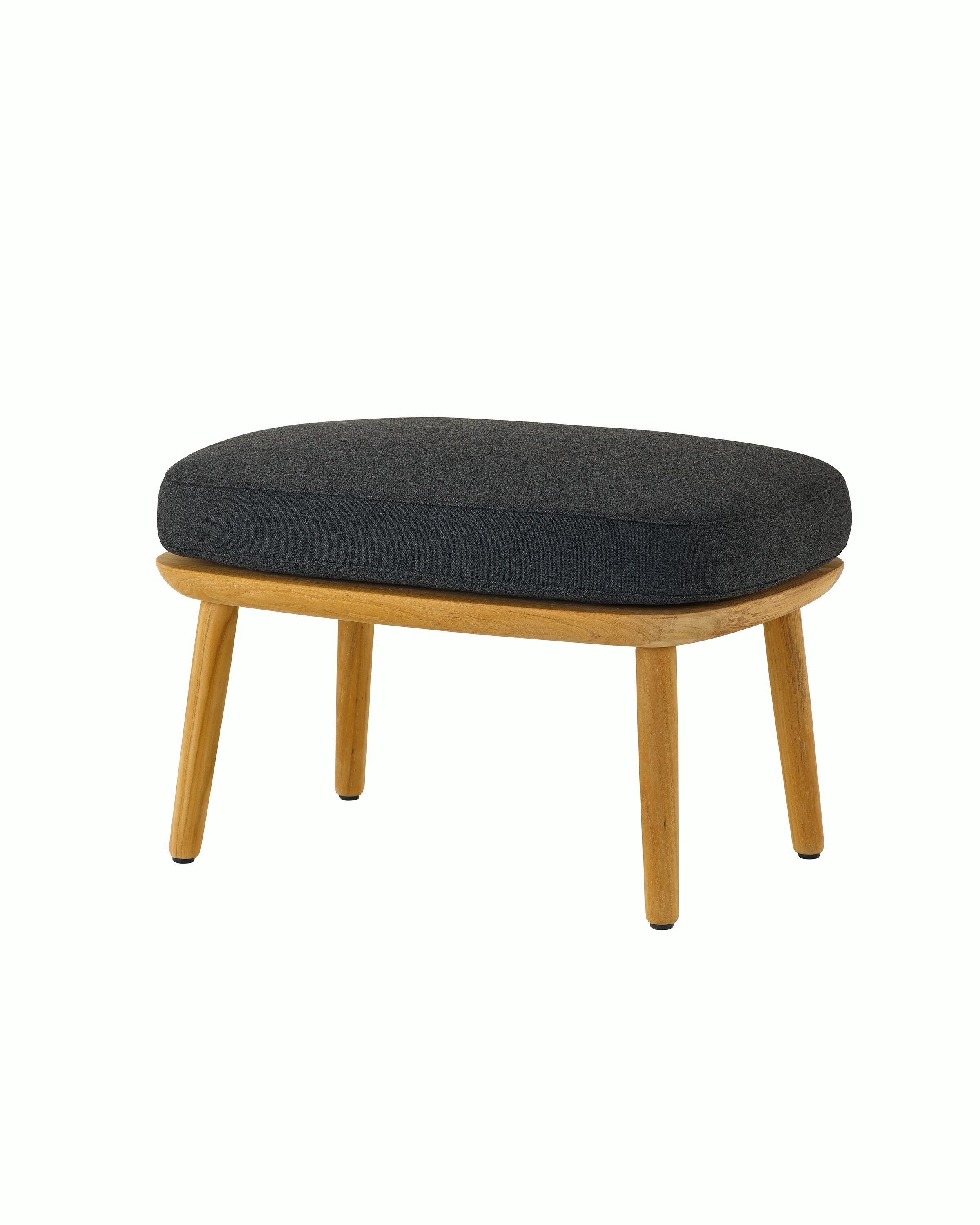 Crosshatch Outdoor Ottoman by itself.