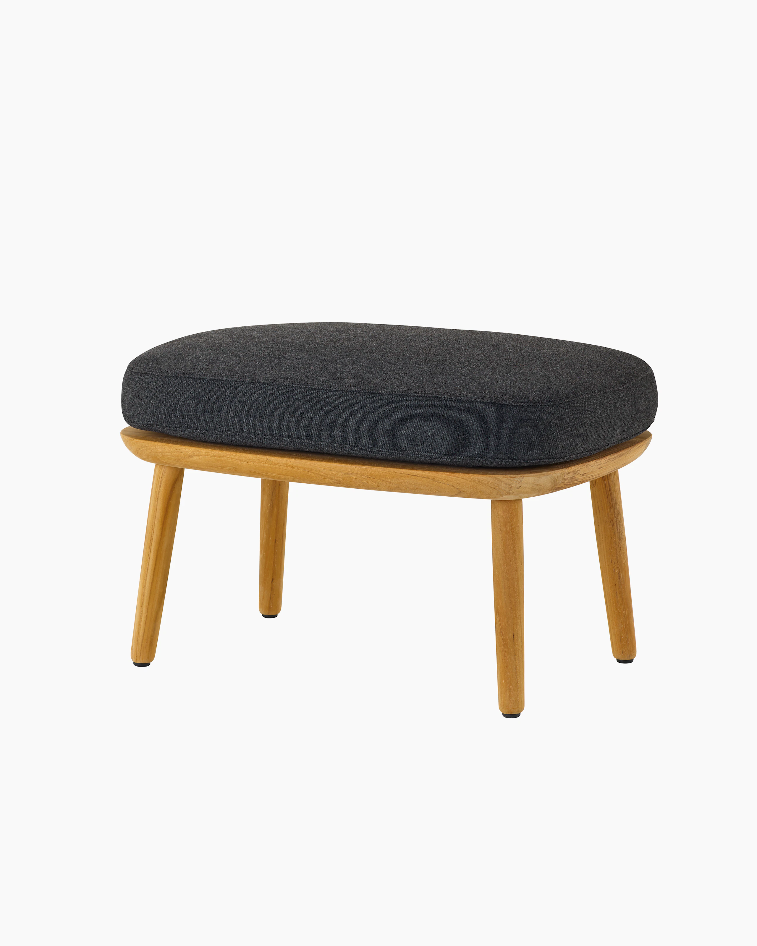 Crosshatch Outdoor Ottoman by itself.