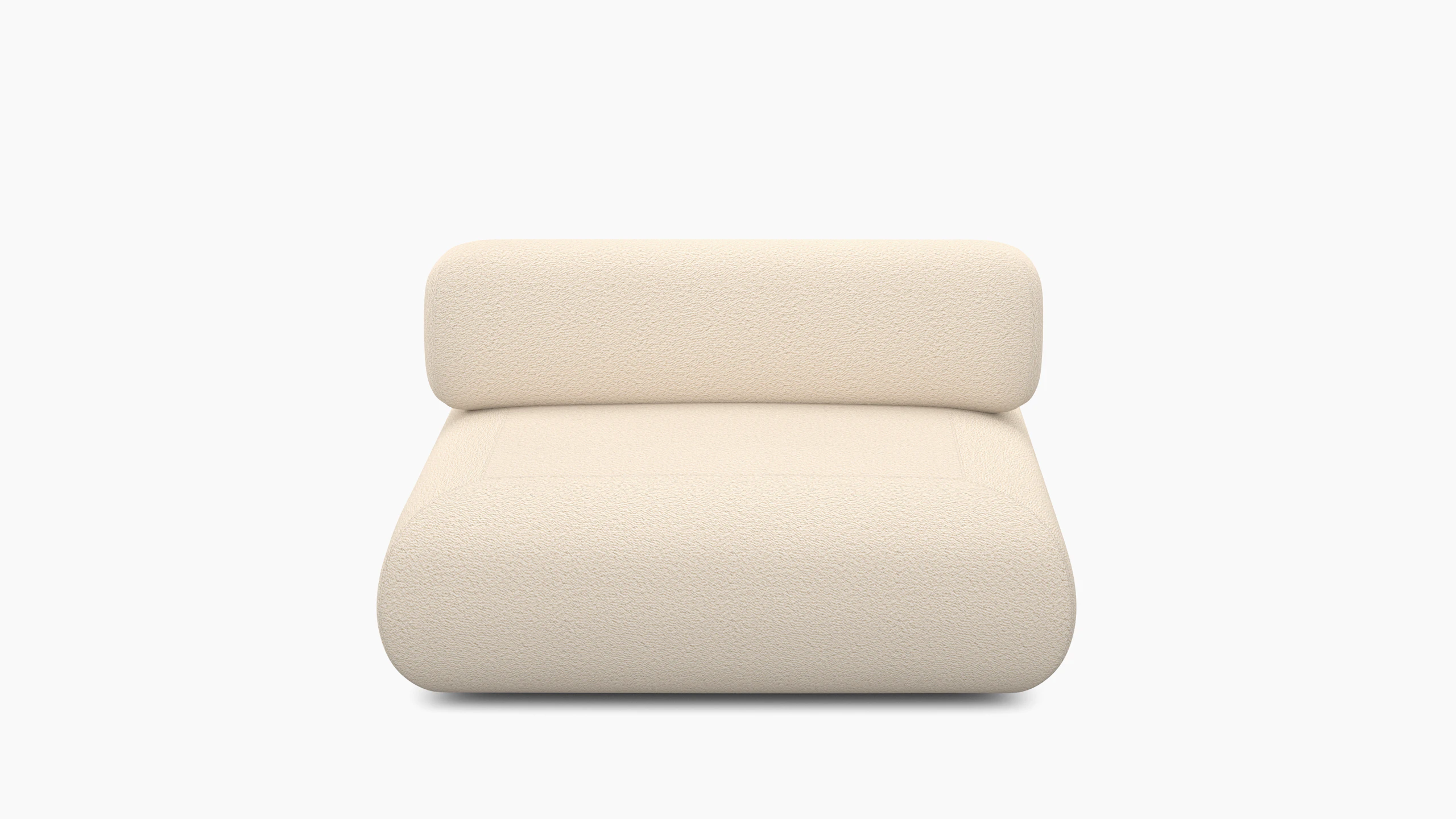 A Sval Center Module in Cream viewed from the front