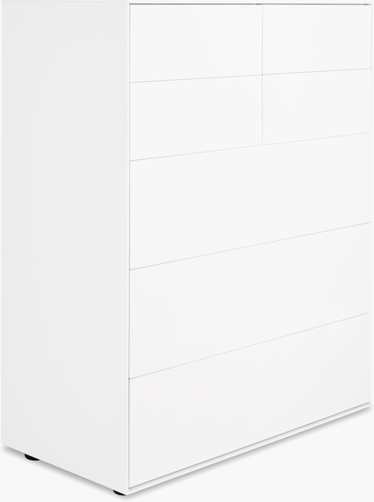 Lauki Tall Dresser - White, No Leg 2.0