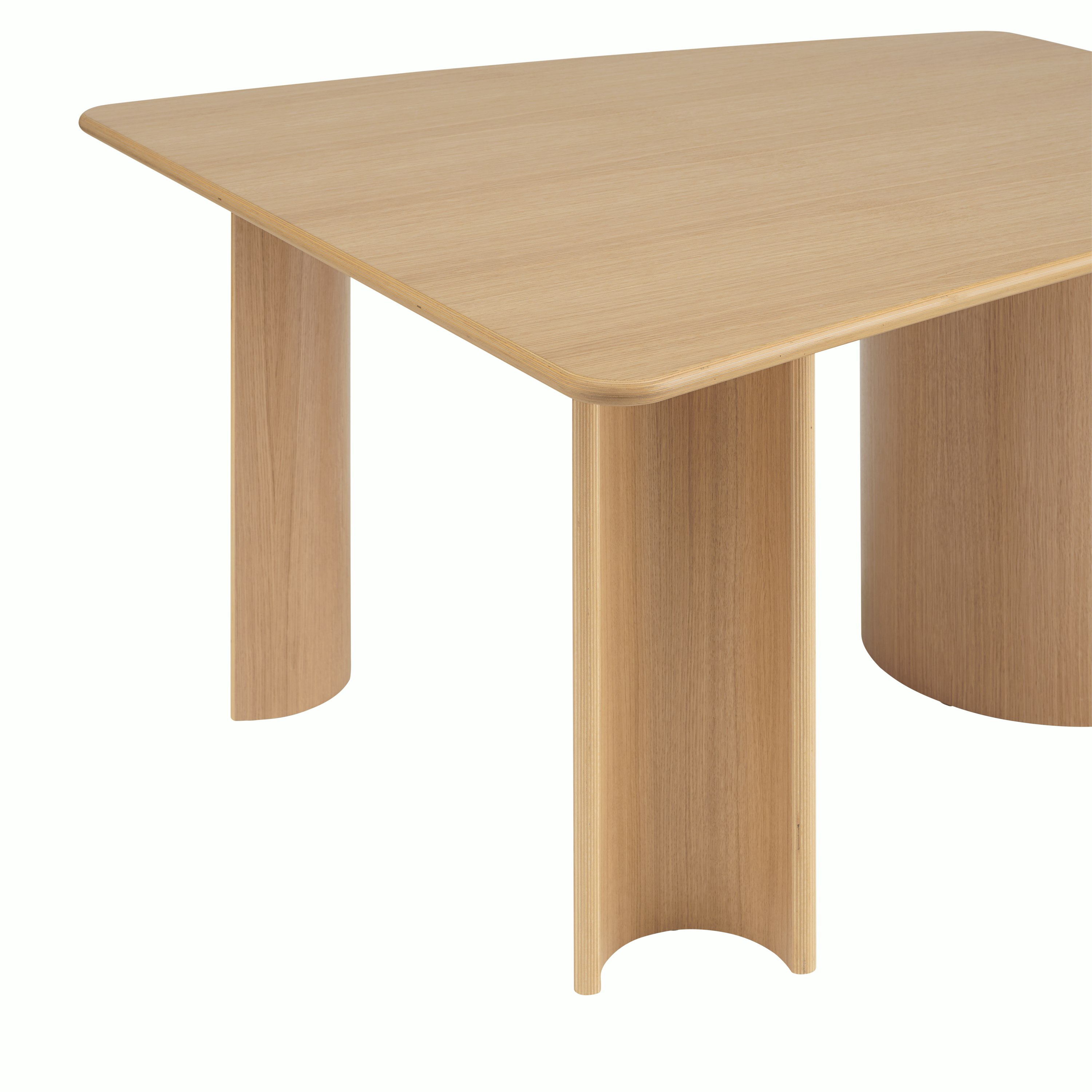 Detailed Shot of Re-norm Table in Oak