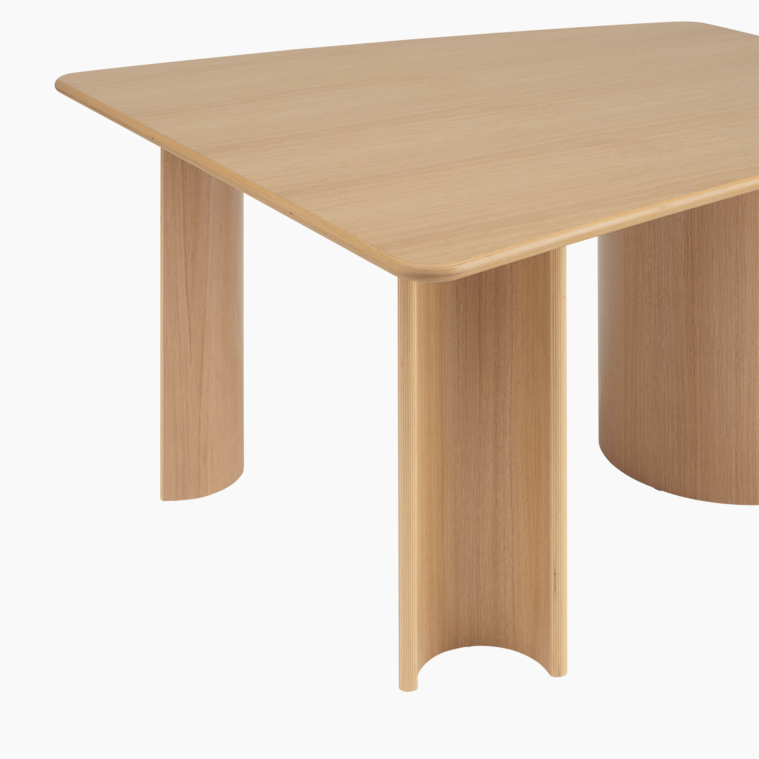 Detailed Shot of Re-norm Table in Oak