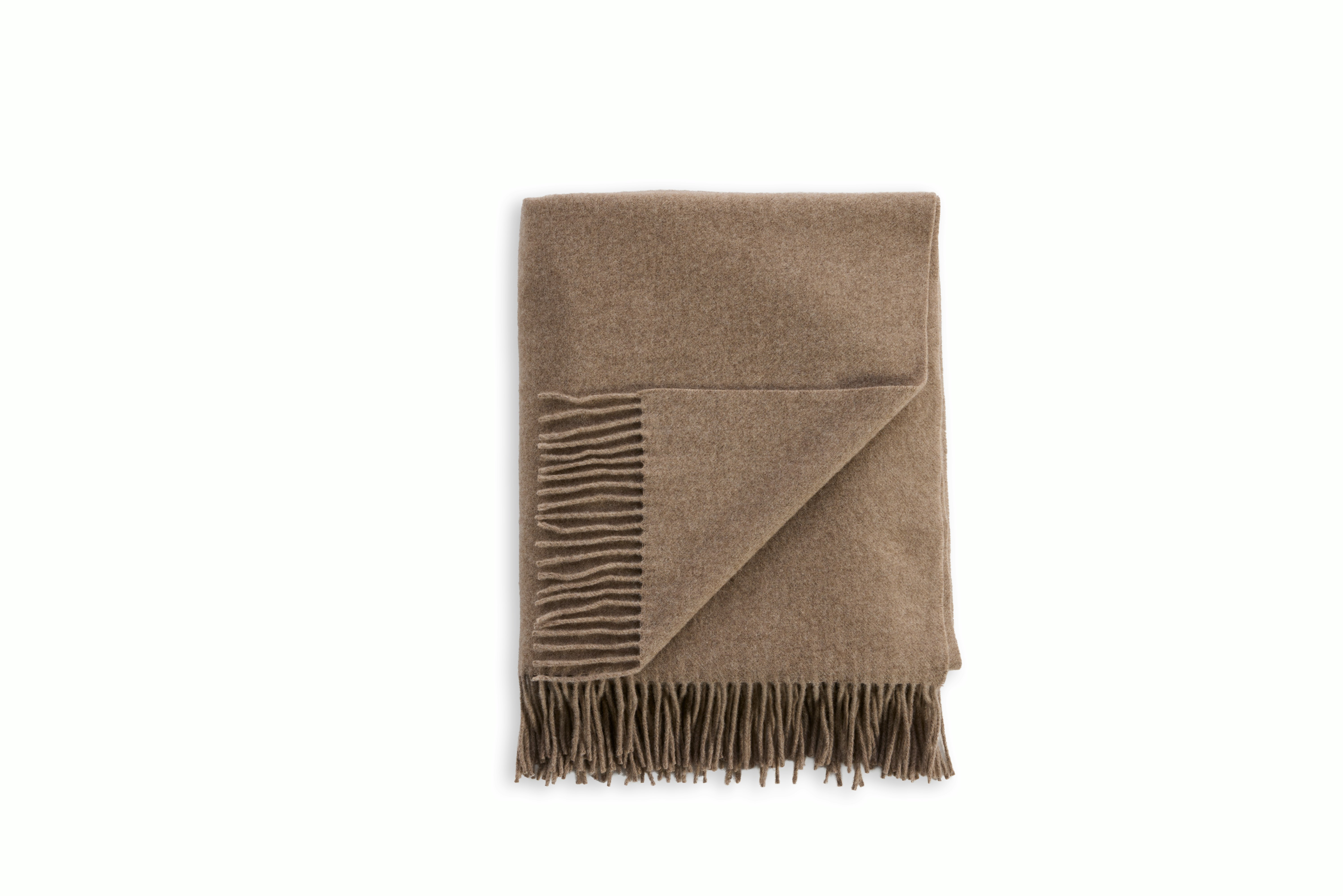 Geneva Cashmere Throw - camel