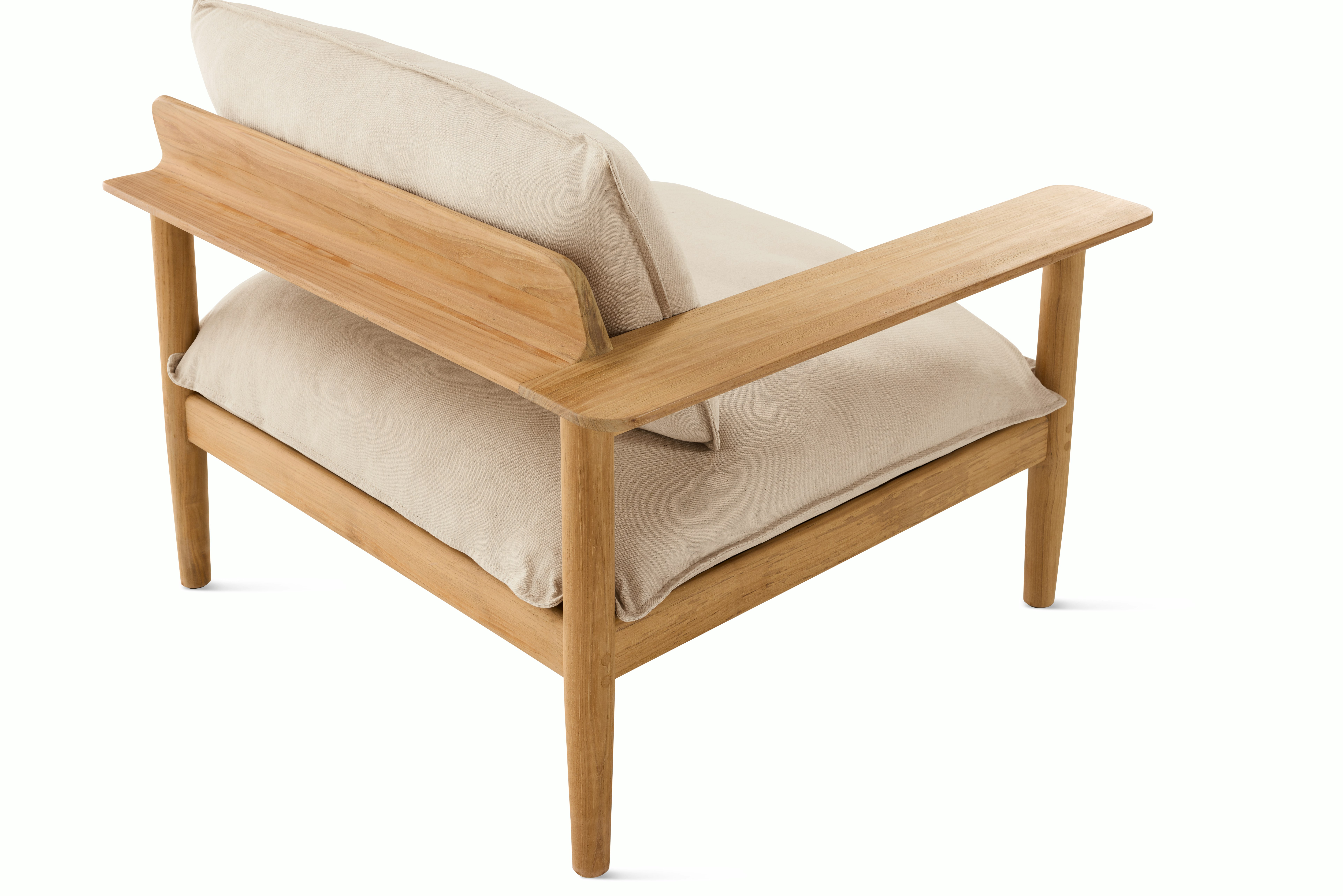Terassi One Arm Single Seat Module - Left Arm,  Heritage,  Papyrus, FSC Certified
