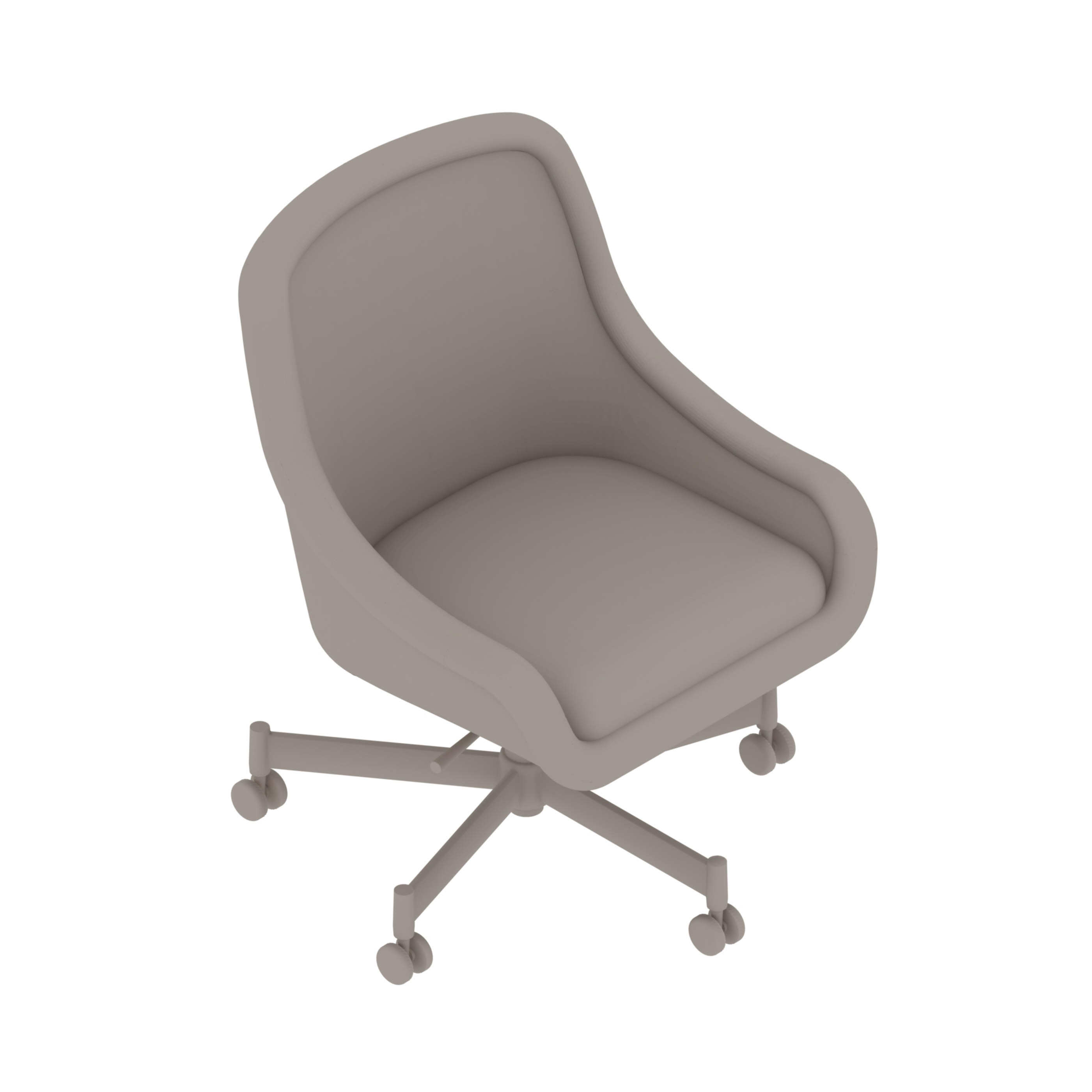 A generic rendering - Bumper Conference Chair | Low Arms