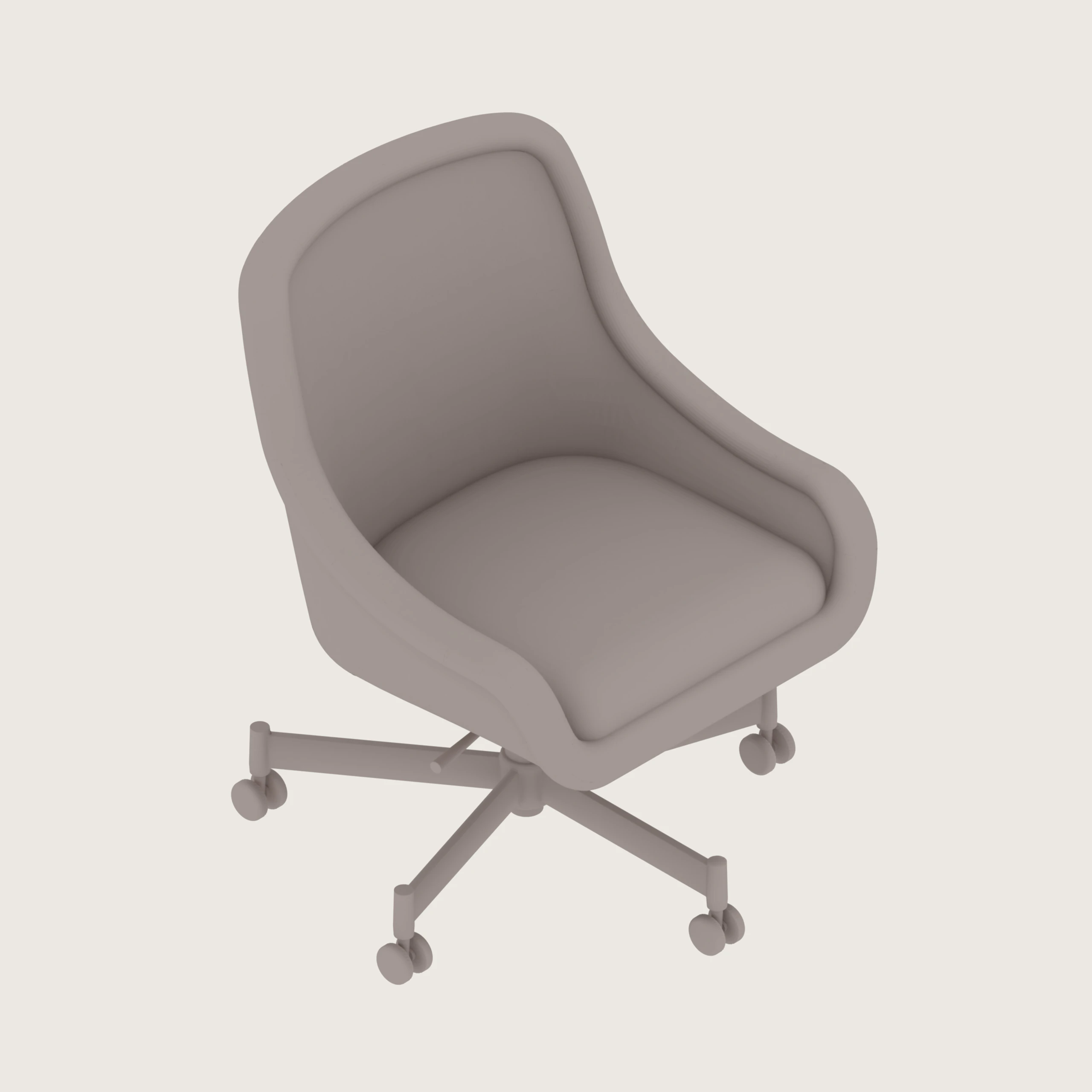 A generic rendering - Bumper Conference Chair | Low Arms