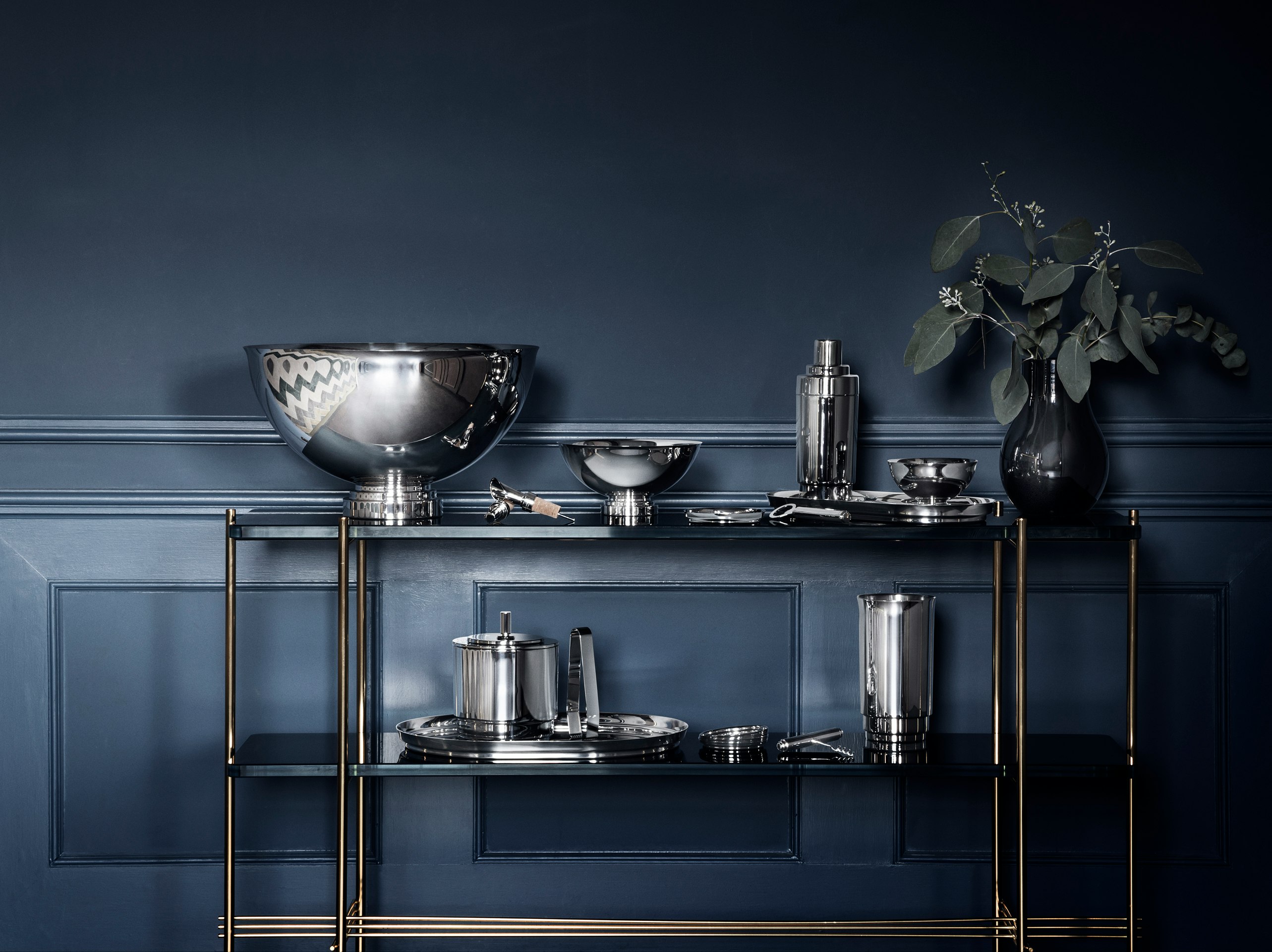 Manhattan Ice Bucket & Tongs