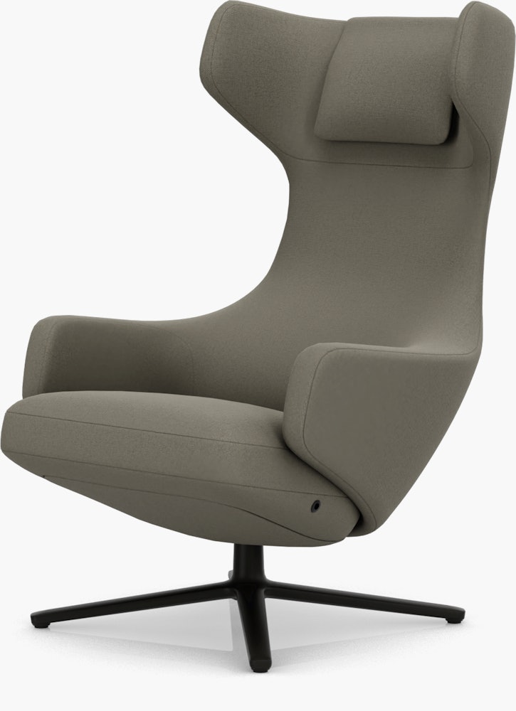 Grand Repos Lounge Chair - Hola, Truffle, Basic Dark