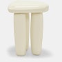 Isola Side Table - High Gloss Antique White