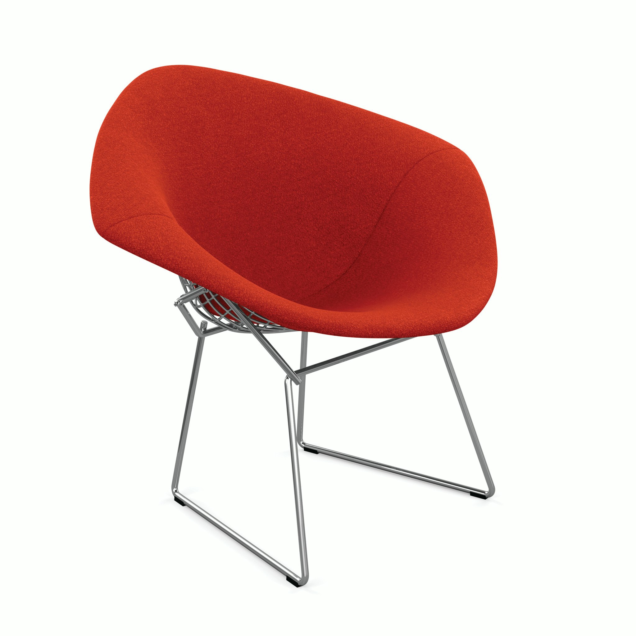 Bertoia Diamond Lounge Chair, Full Cover