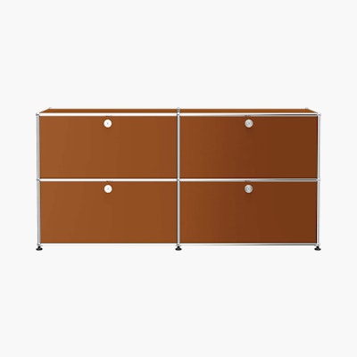 USM Haller File Credenza - File, Sahara USM Haller File Credenza - File, Sahara