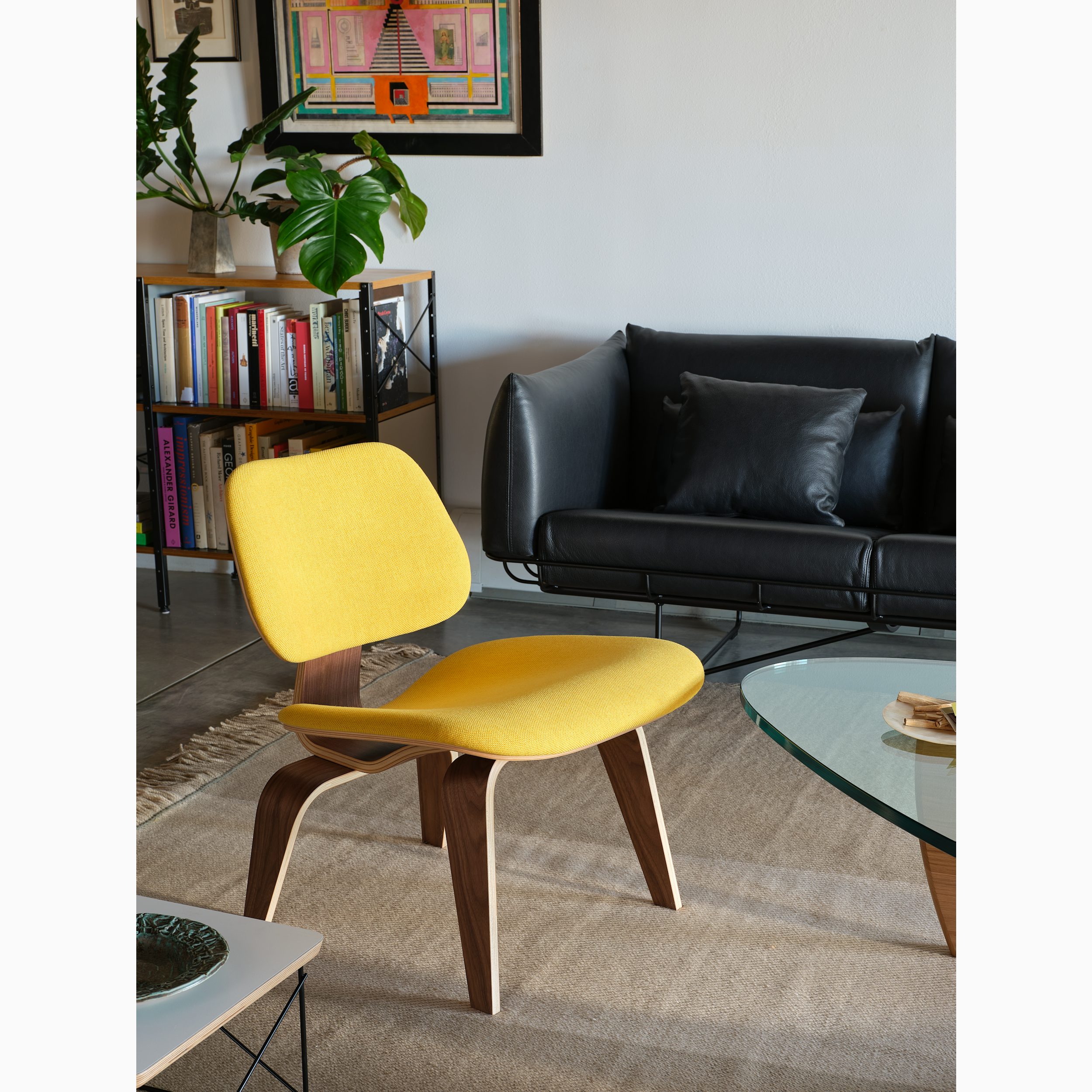 Eames Molded Plywood Lounge Chair Wood Base (LCW Eames Molded Plywood Lounge Chair Wood Base (LCW