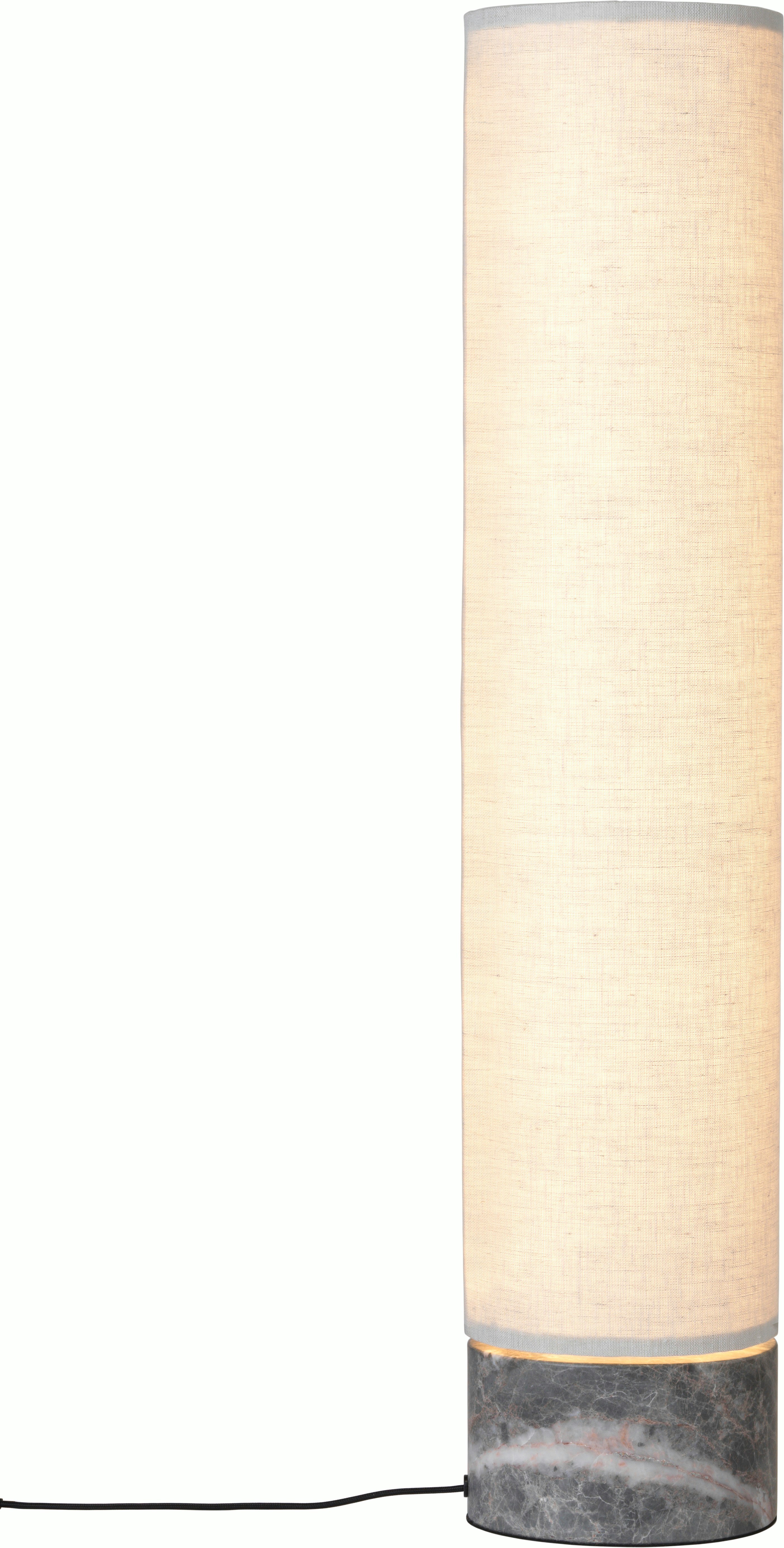 Unbound Floor Lamp in Grey Marble and Canvas